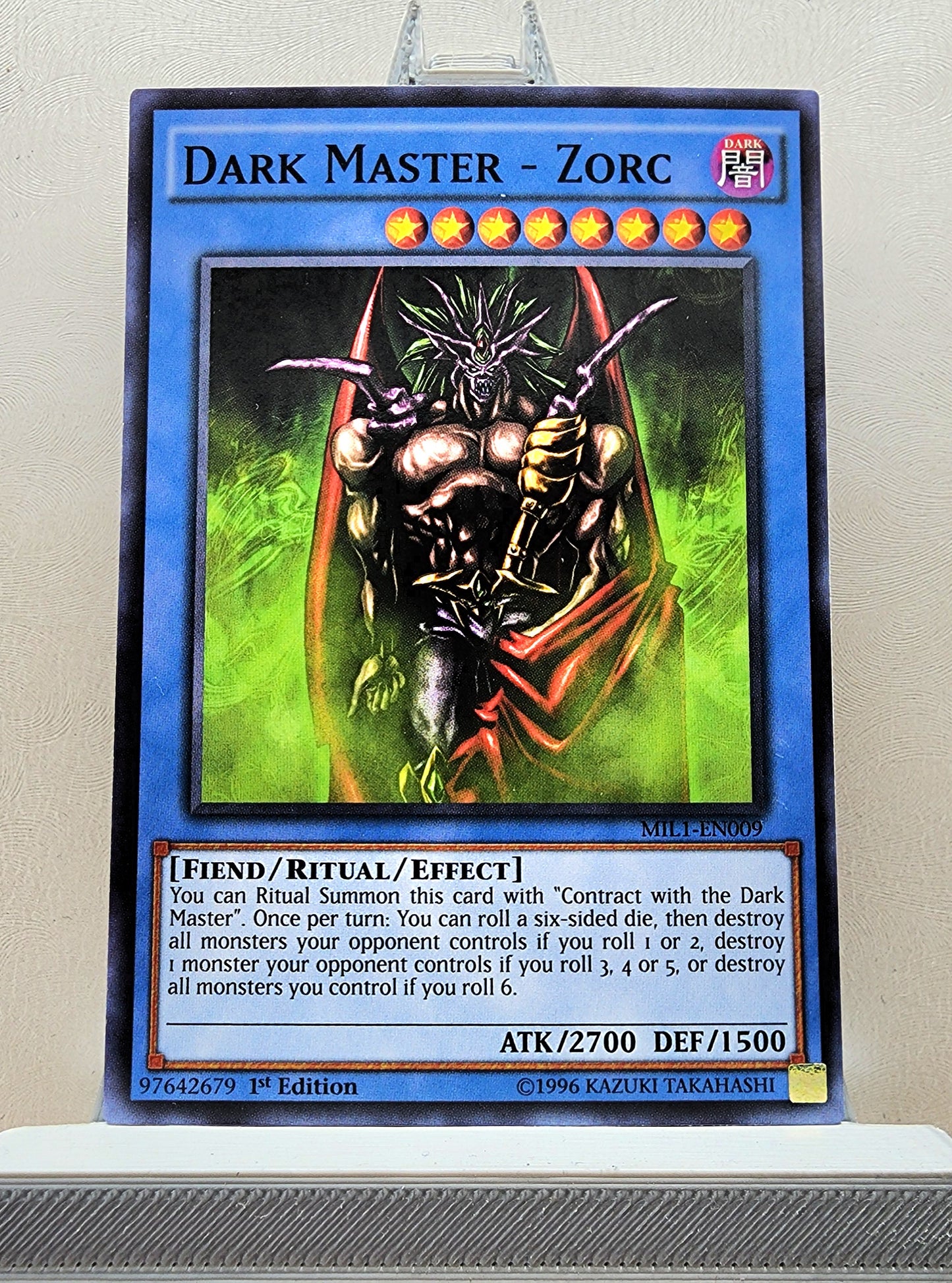 Yugioh! 1x Dark Master - Zorc (MIL1 - Common) 1st Edition