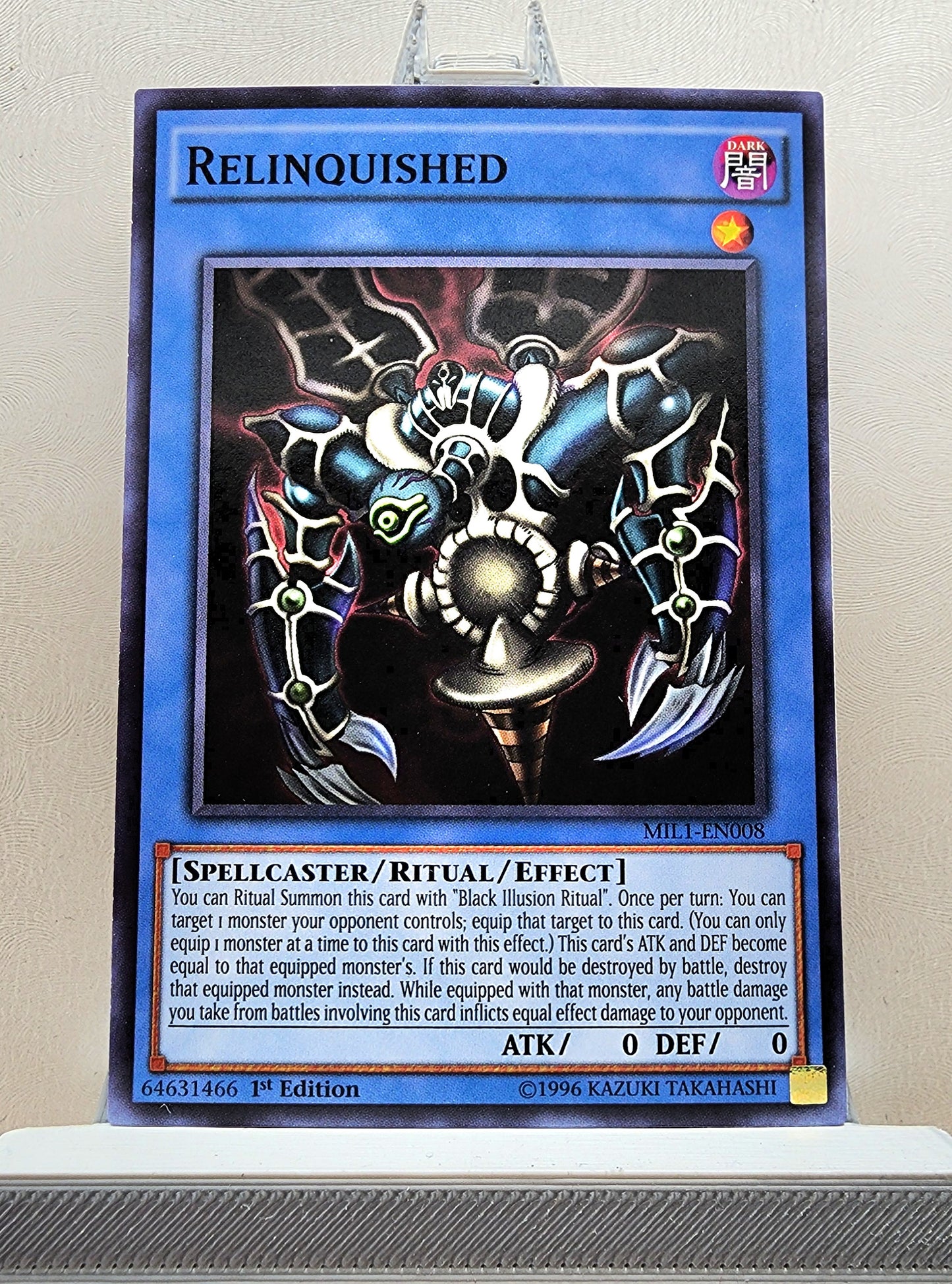 Yugioh! 1x Relinquished (MIL1 - Common) 1st Edition