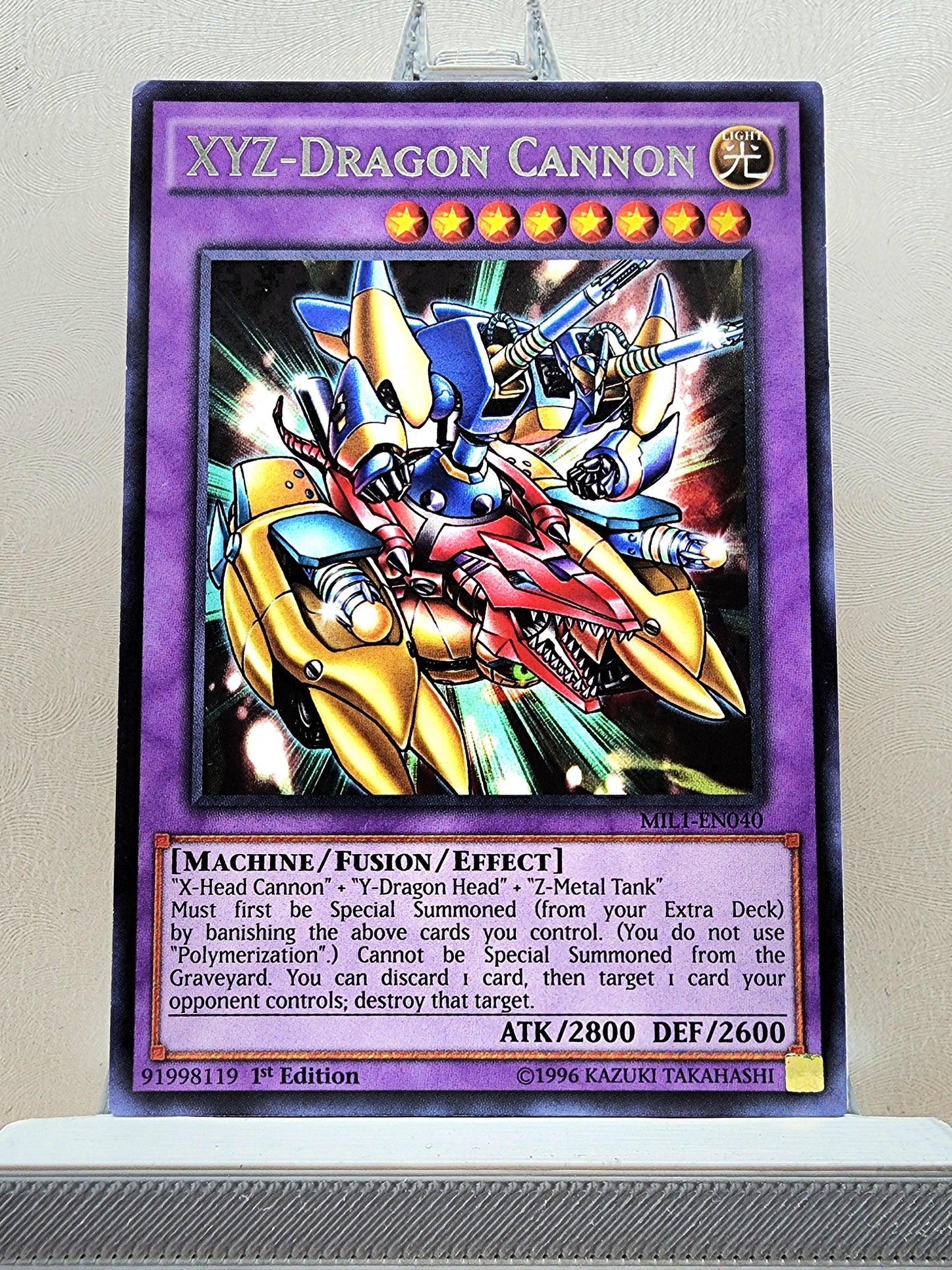 Yugioh! 1x XYZ-Dragon Cannon (MIL1 - Rare) 1st Edition