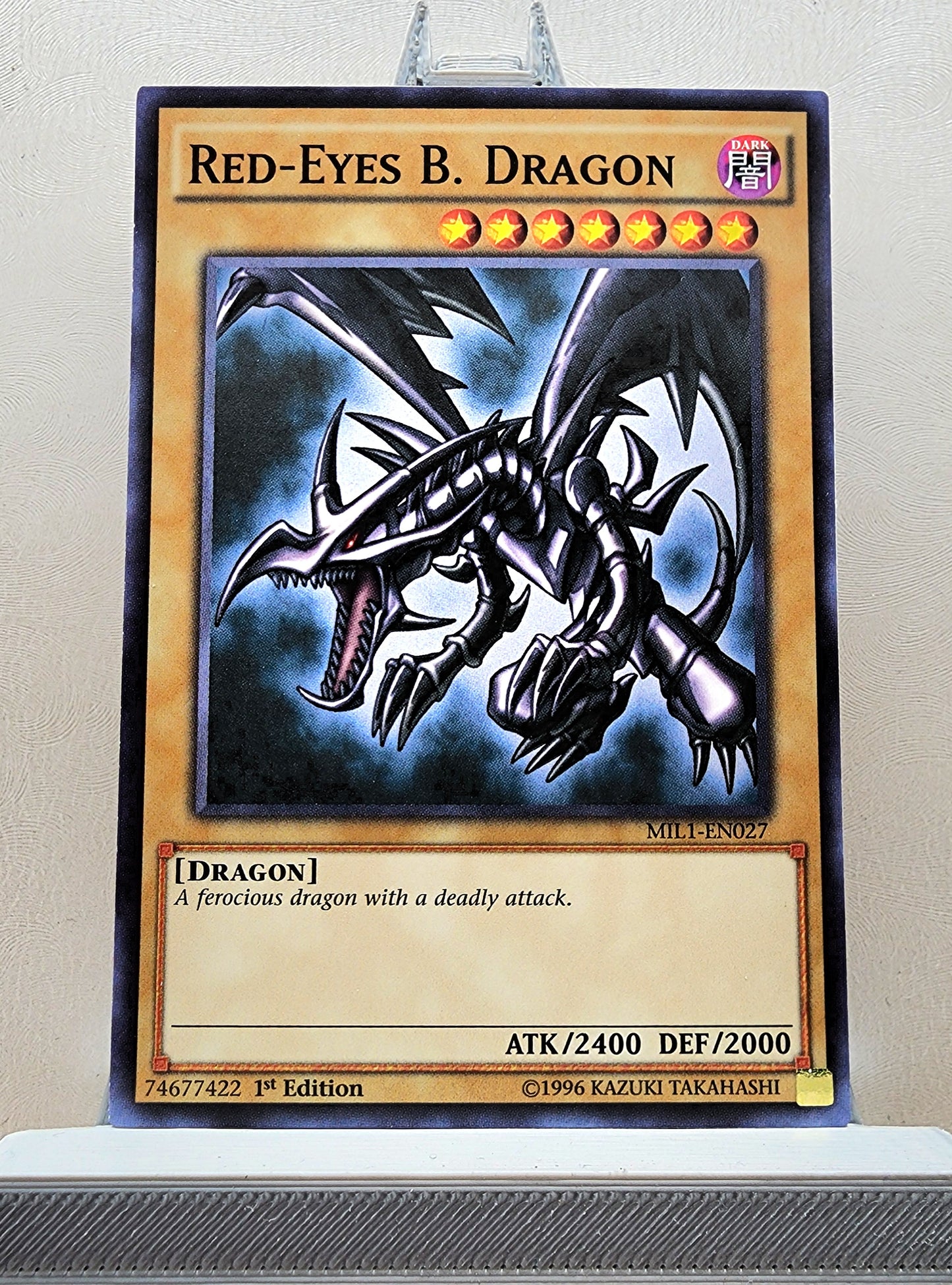 Yugioh! 1x Red-Eyes B. Dragon (MIL1 - Common) 1st Edition