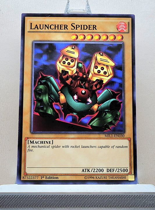 Yugioh! 1x Launcher Spider (MIL1 - Common) 1st Edition