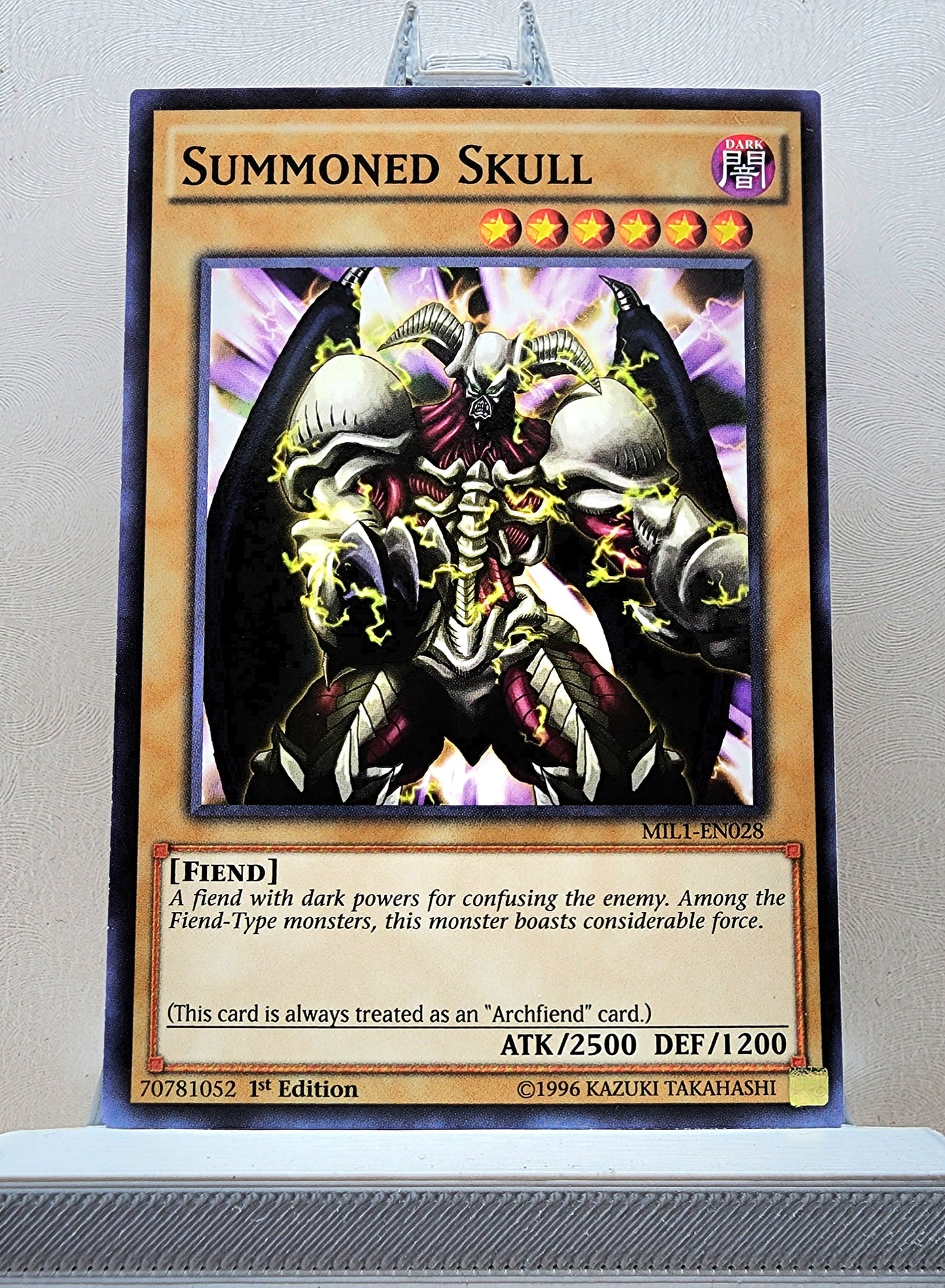 Yugioh! 1x Summoned Skull (MIL1 - Common) 1st Edition