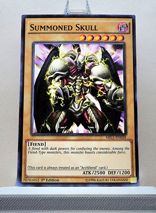 Yugioh! 1x Summoned Skull (MIL1 - Common) 1st Edition