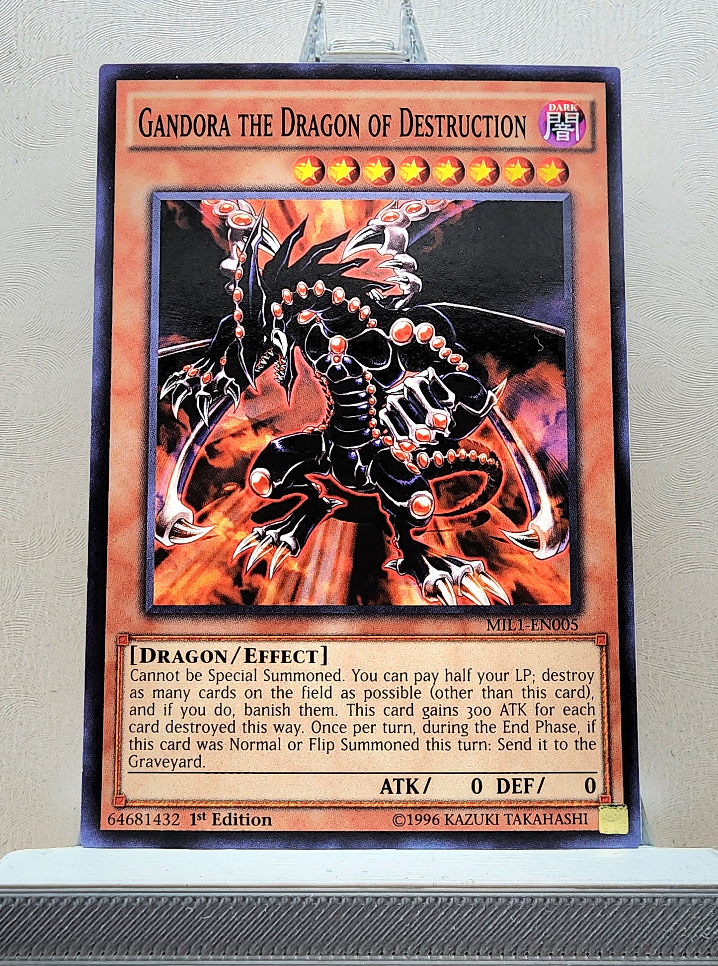 Yugioh! 1x Gandora the Dragon of Destruction (MIL1 - Common) 1st Edition