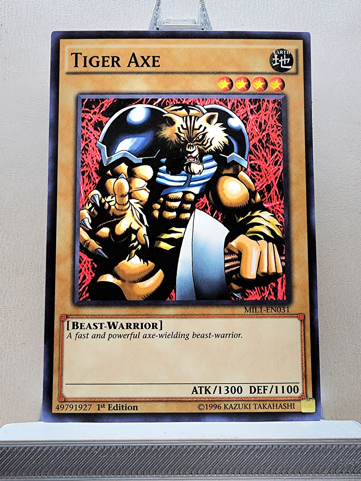 Yugioh! 1x Tiger Axe (MIL1 - Common) 1st Edition