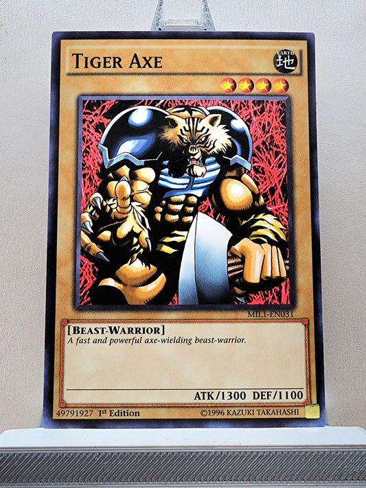 Yugioh! 1x Tiger Axe (MIL1 - Common) 1st Edition