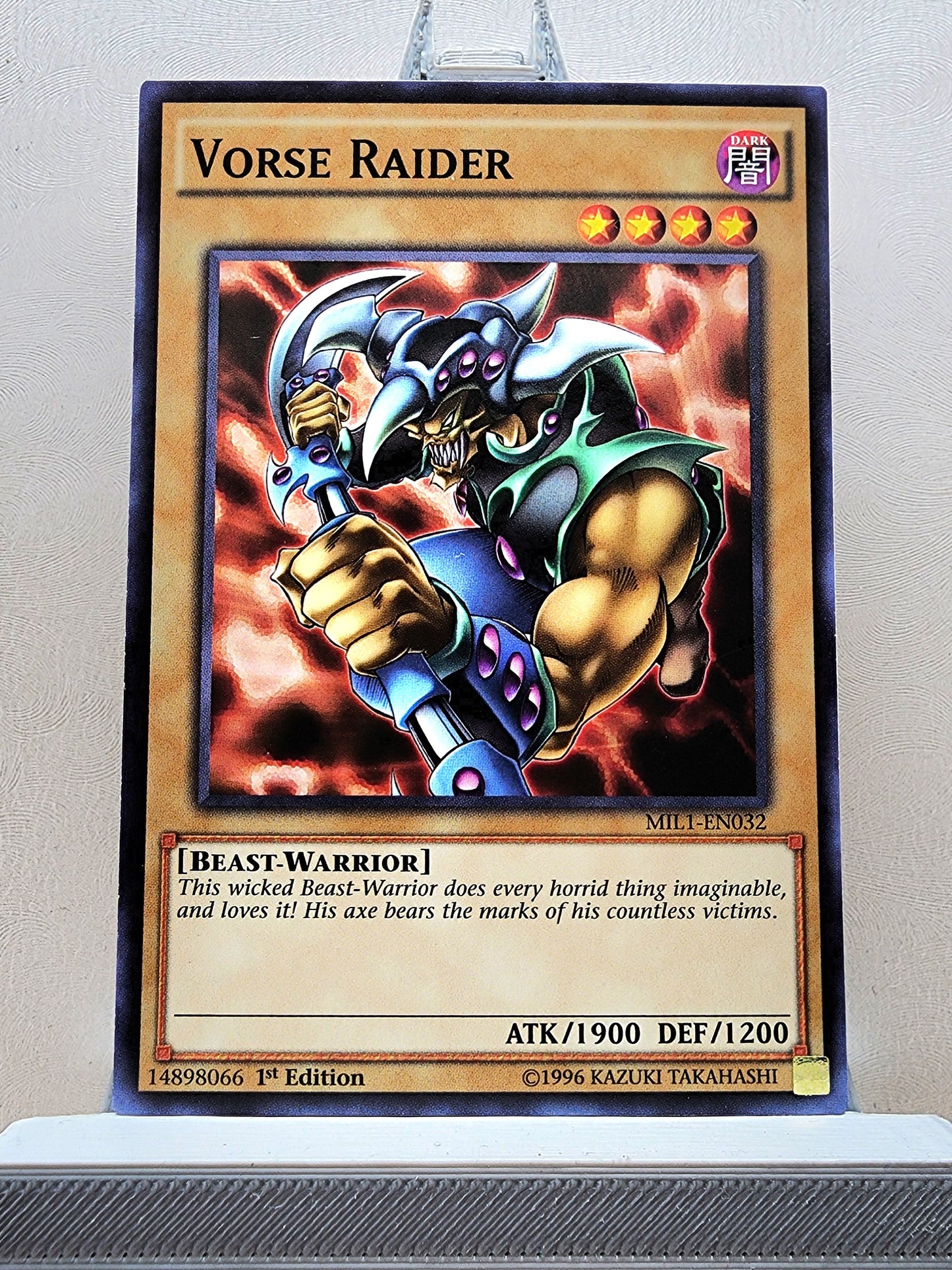 Yugioh! 1x Vorse Raider (MIL1 - Common) 1st Edition