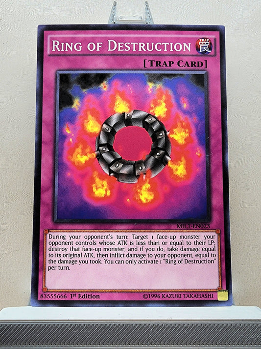 Yugioh! 1x Ring of Destruction (MIL1 - Common) 1st Edition