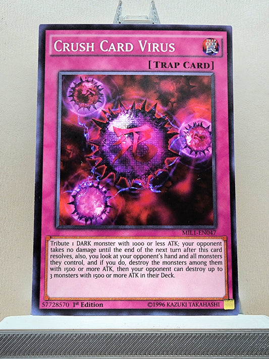 Yugioh! 1x Crush Card Virus (MIL1 - Common) 1st Edition