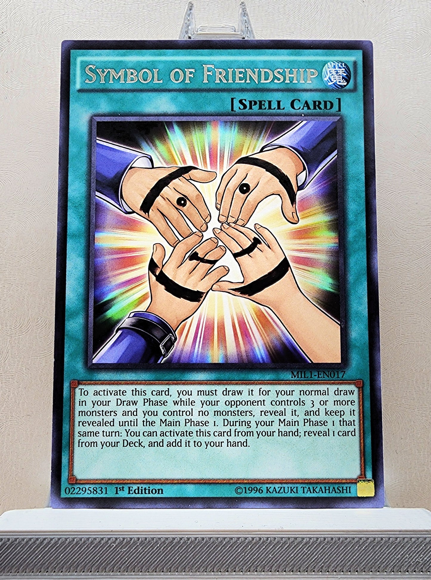 Yugioh! 1x Symbol of Friendship (MIL1 - Rare) 1st Edition