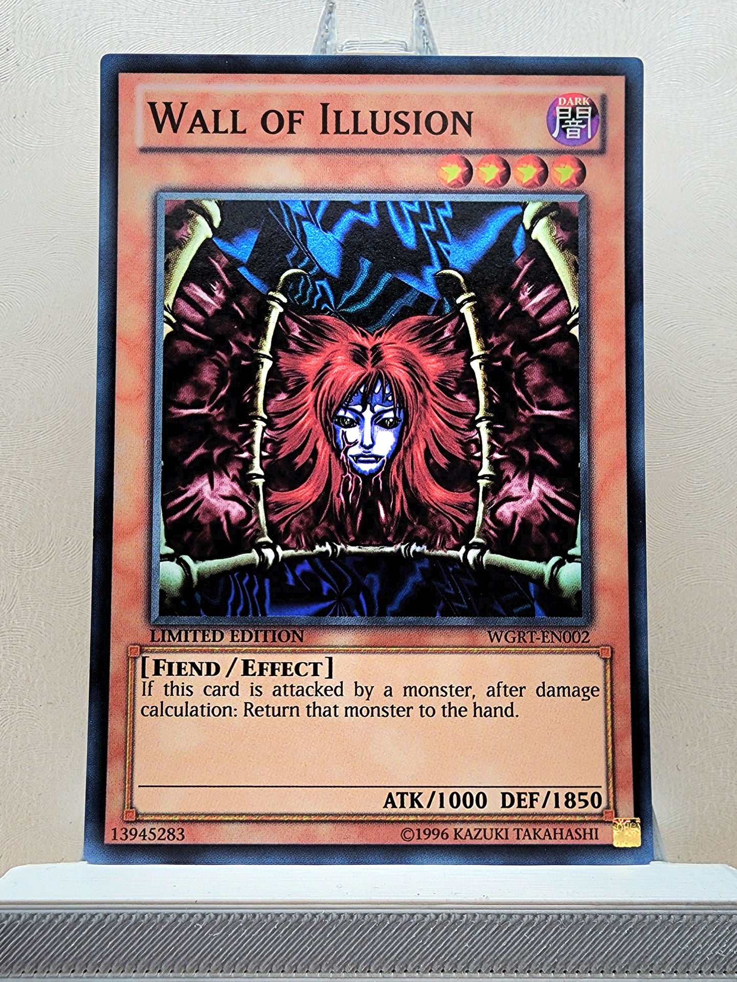 Yugioh! 1x Wall of Illusion (WGRT - Super Rare) Limited Edition