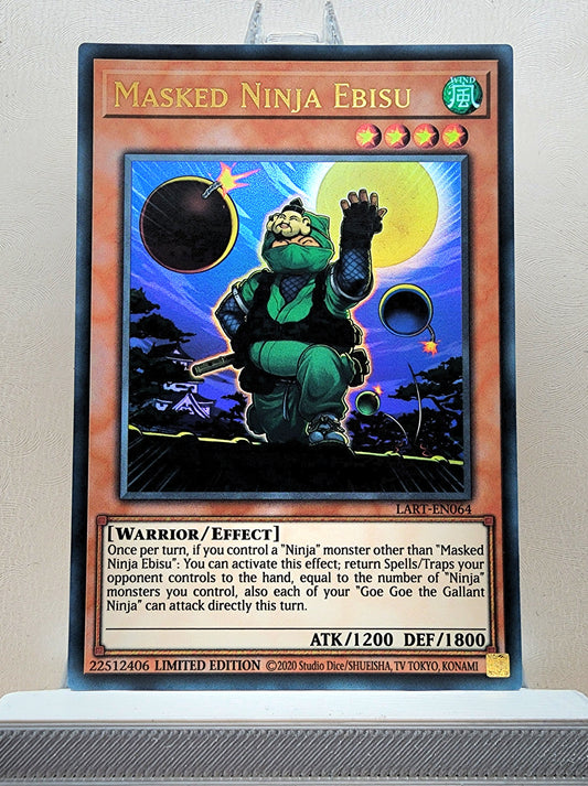 Yugioh! 1x Masked Ninja Ebisu (LART - Ultra Rare) Limited Edition