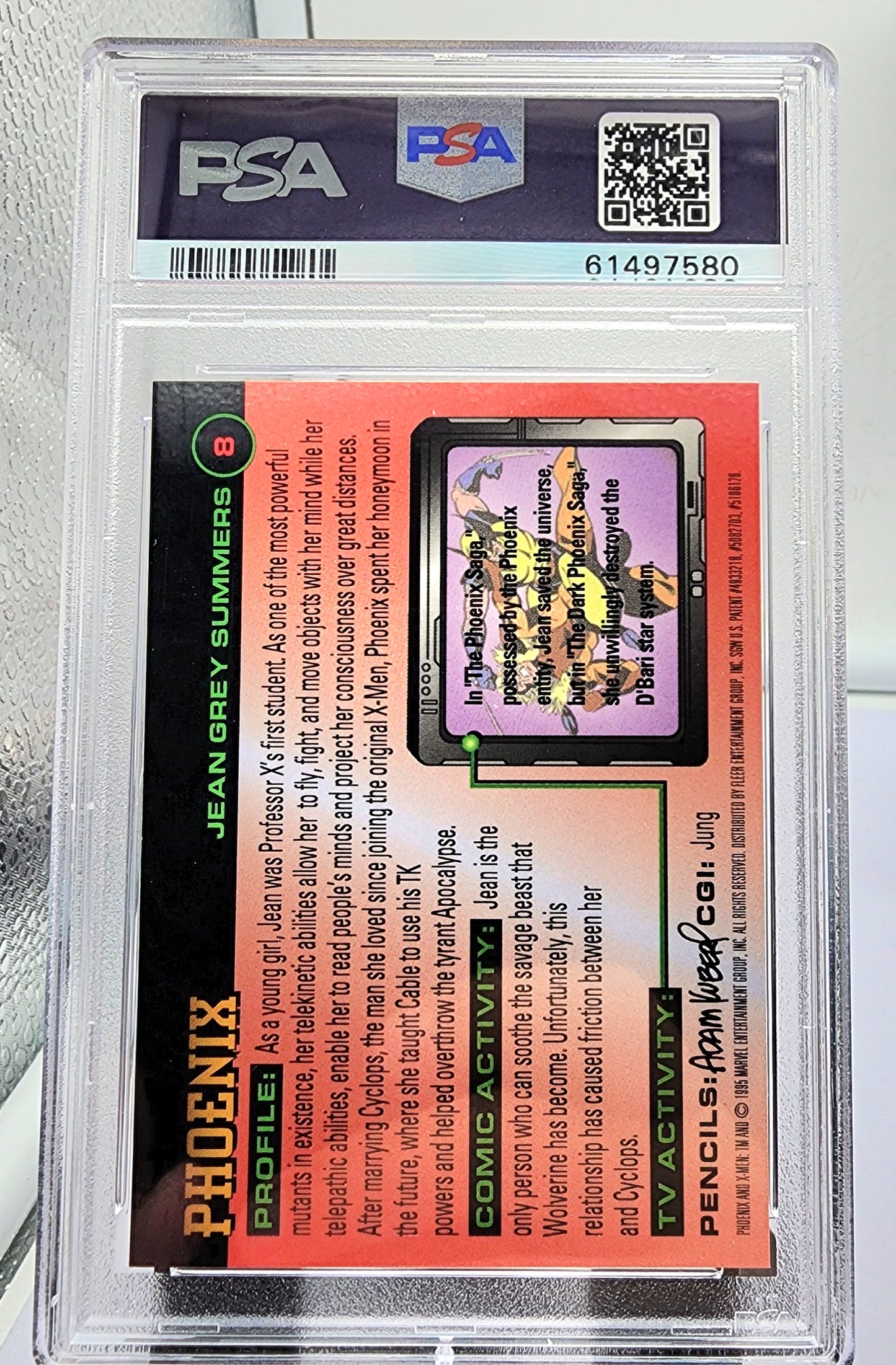 Marvel! 1x Phoenix PSA 9 (Chromium - 1995 Fleer Ultra X-Men)