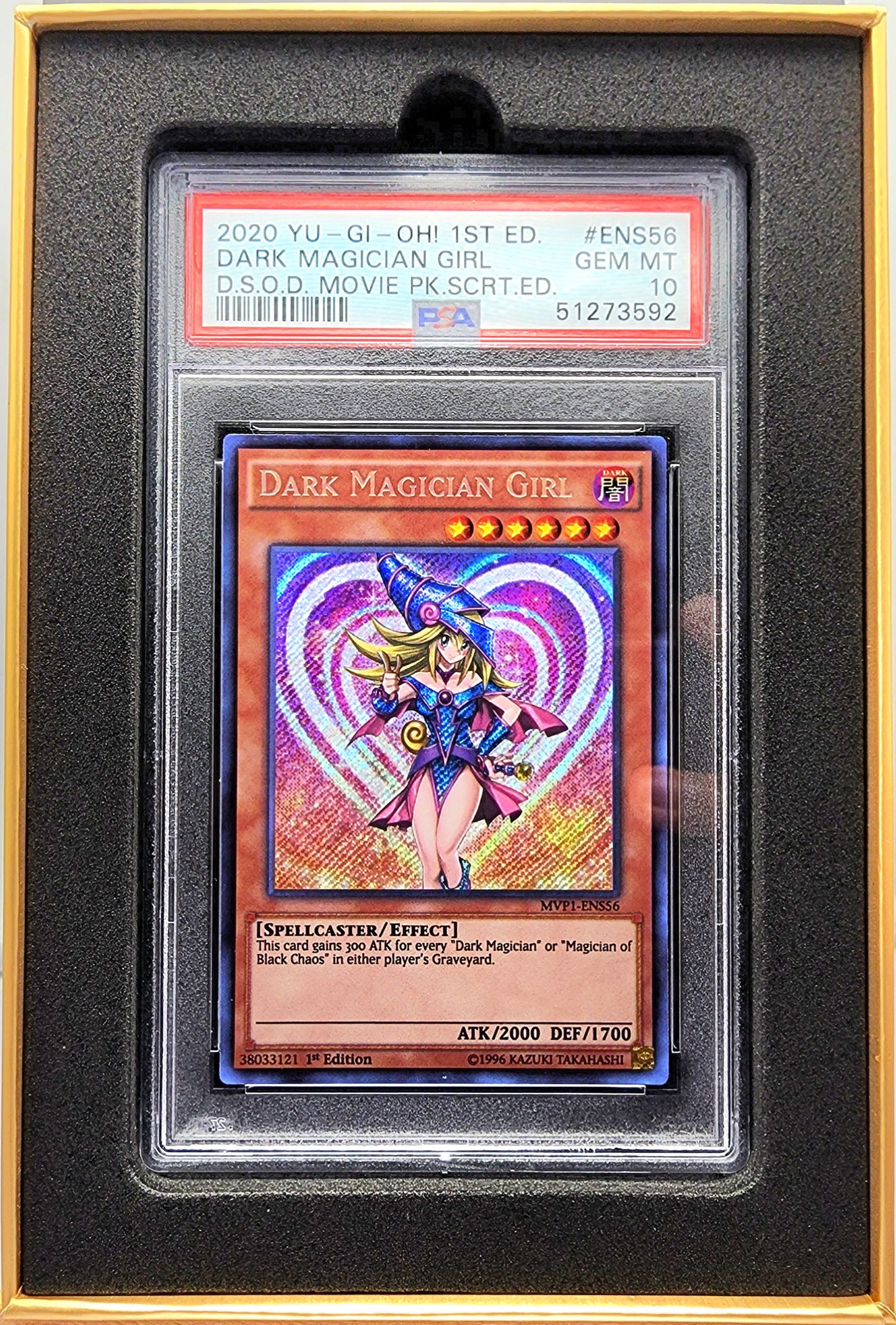 Yugioh! 1x Dark Magician Girl PSA 10 (MVP1 - Secret Rare)