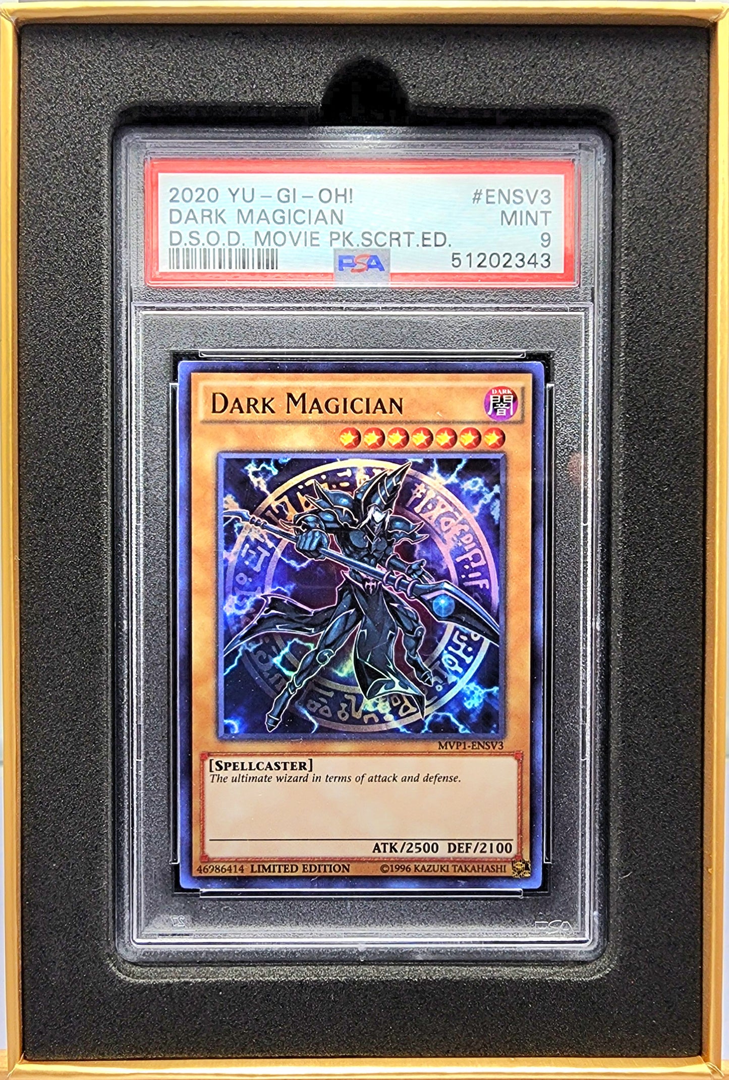 Yugioh! 1x Dark Magician PSA 9 (MVP1 - Ultra Rare)