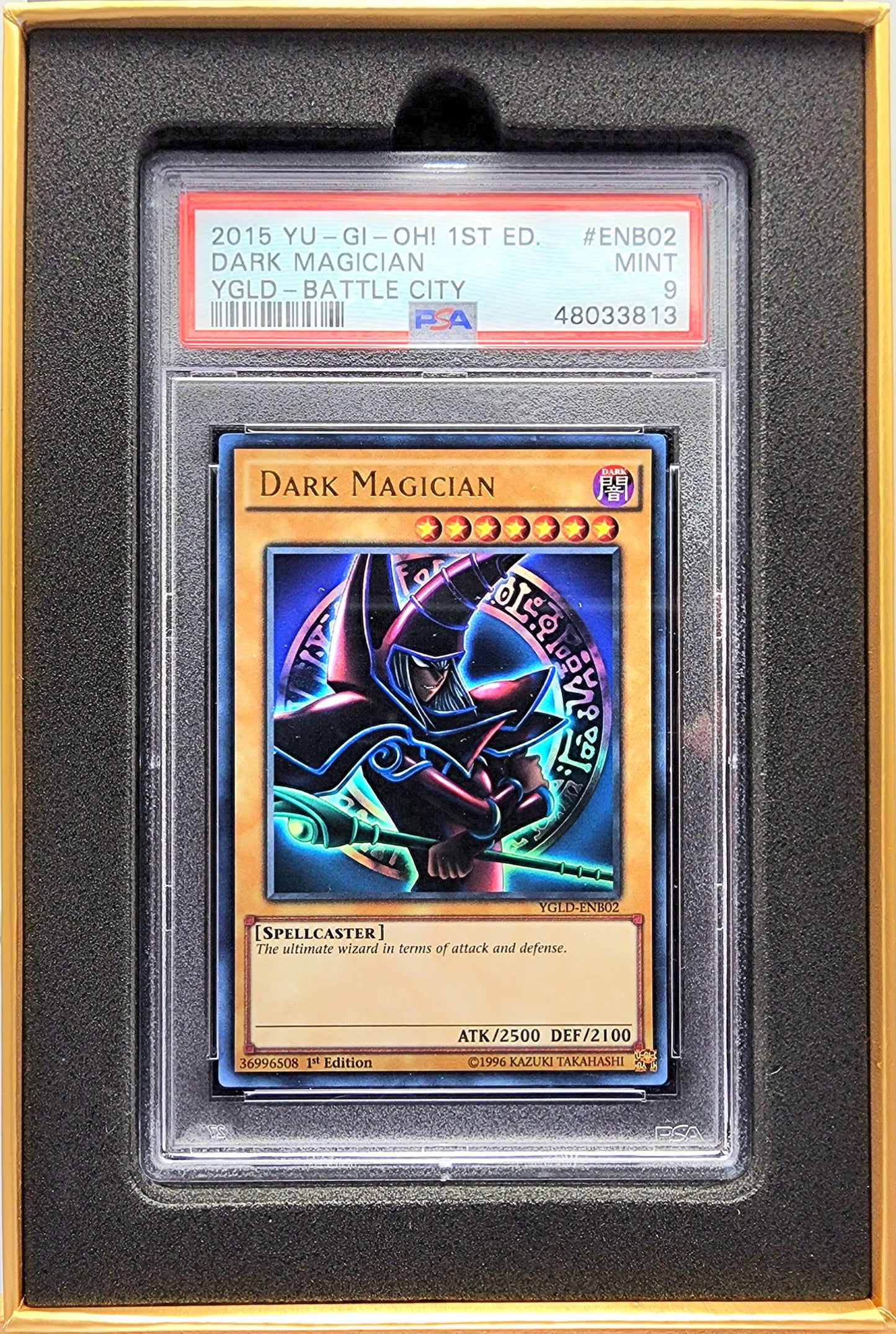 Yugioh! 1x Dark Magician Arkana PSA 9 (YGLD - Ultra Rare)