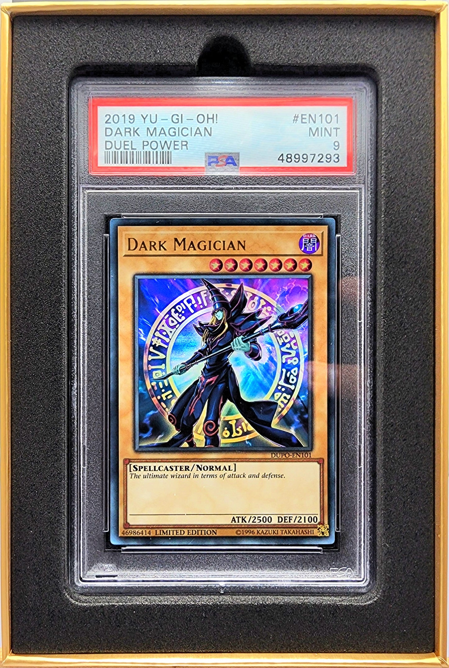 Yugioh! 1x Dark Magician PSA 9 (DUPO - Ultra Rare)