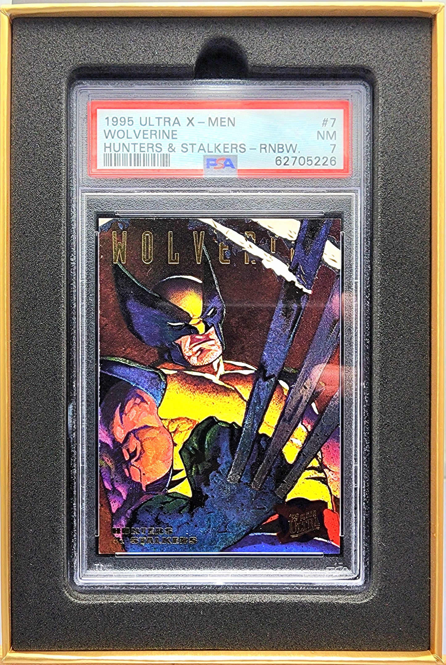 Marvel! 1x Wolverine PSA 7 (Rainbow - 1995 Ultra X-Men)