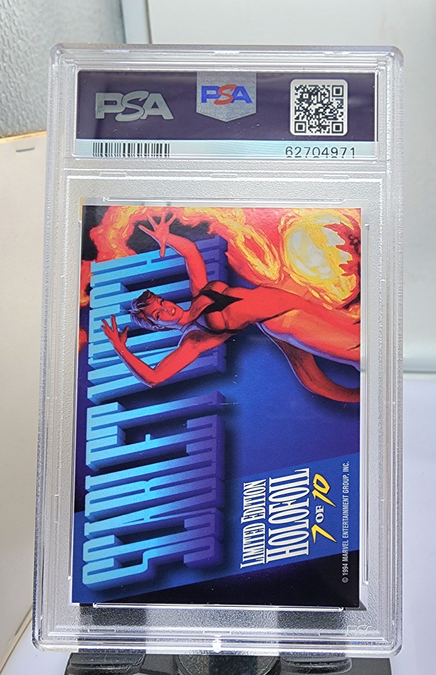 Marvel! 1x Scarlet Witch PSA 7 (Holofoil Silver - 1994 Marvel Masterpieces)