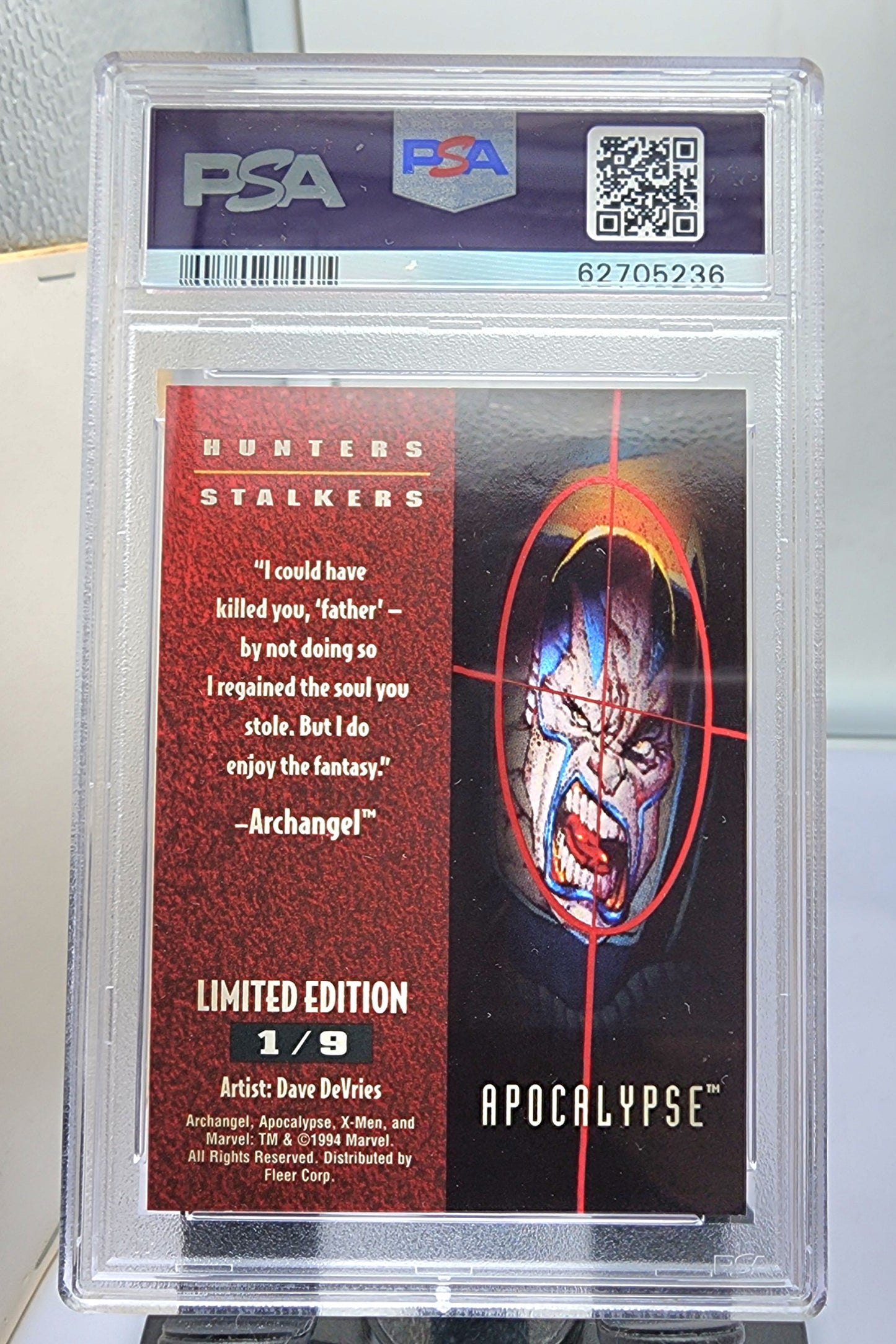 Marvel! 1x Apocalypse PSA 7 (Silver - 1995 Ultra X-Men)