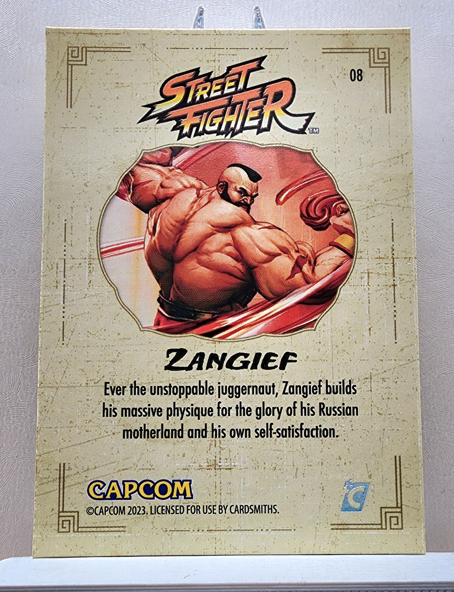 Street Fighter! 1x Zangief - Base (#08 - 2023 Cardsmiths Street Fighter Series One)