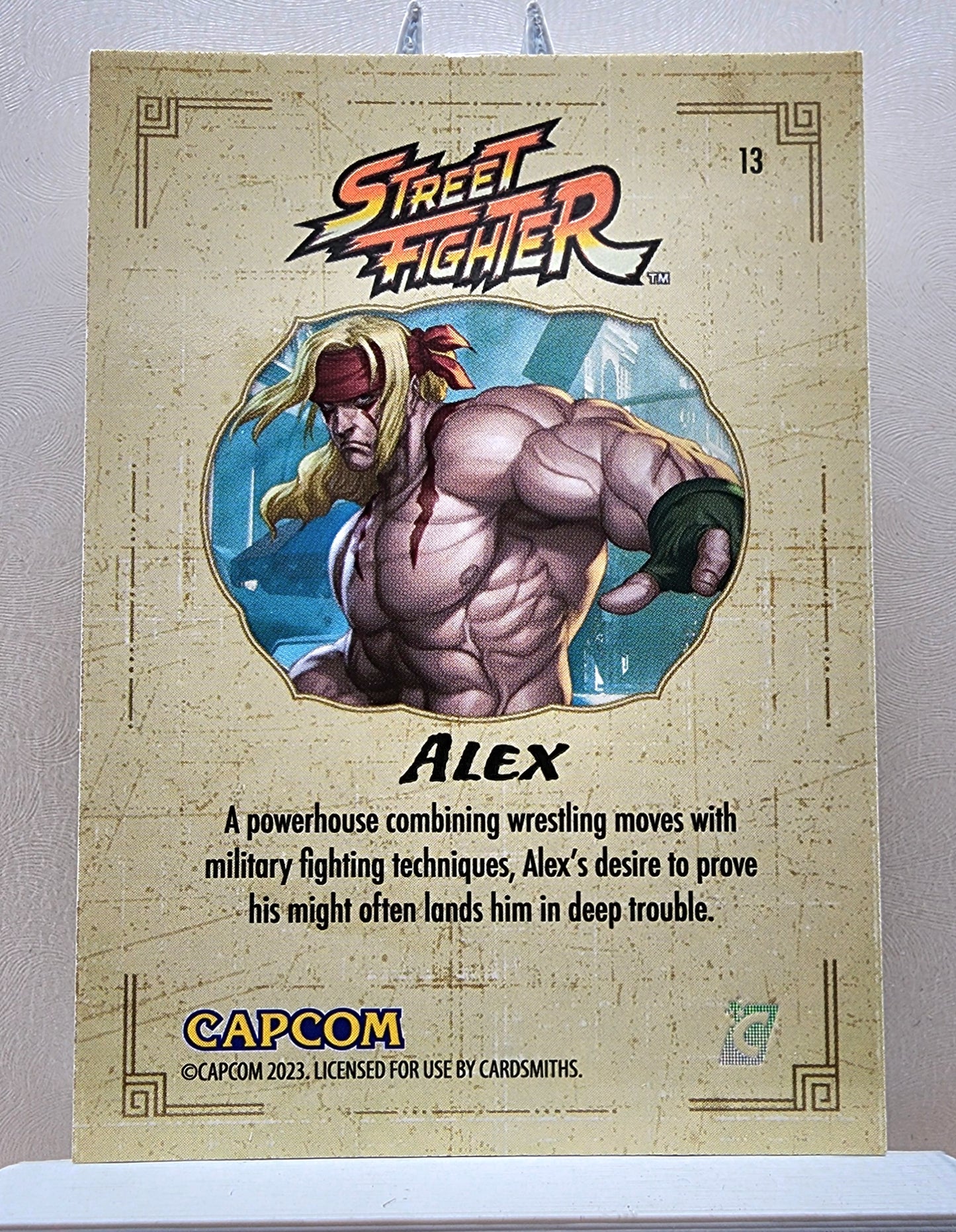 Street Fighter! 1x Alex - Base (#13 - 2023 Cardsmiths Street Fighter Series One)