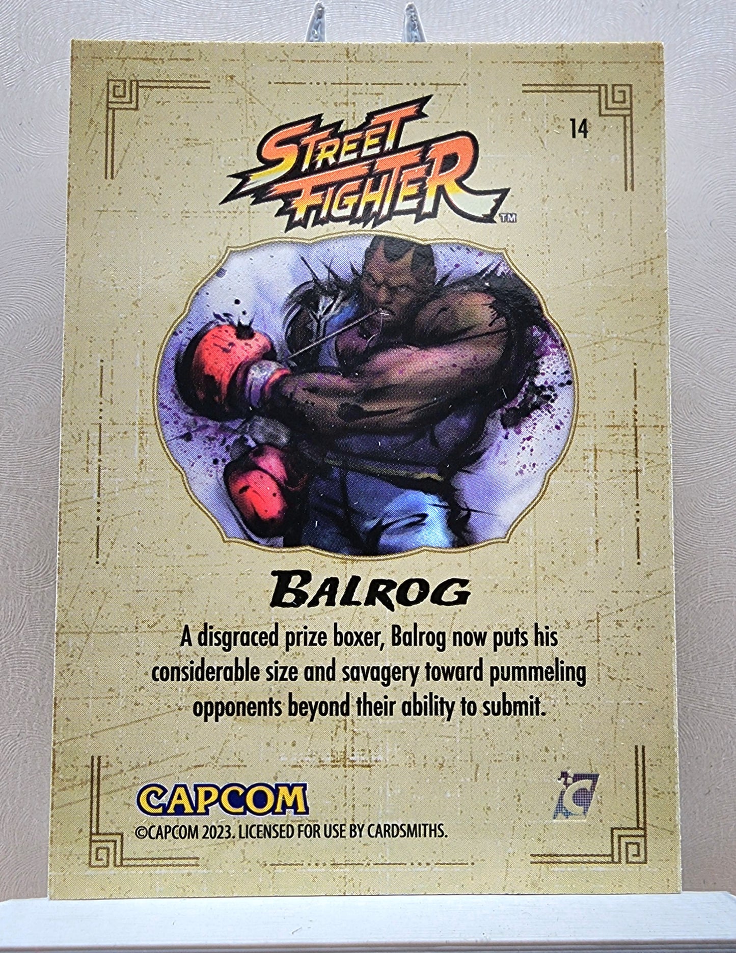 Street Fighter! 1x Balrog - Base (#14 - 2023 Cardsmiths Street Fighter Series One)