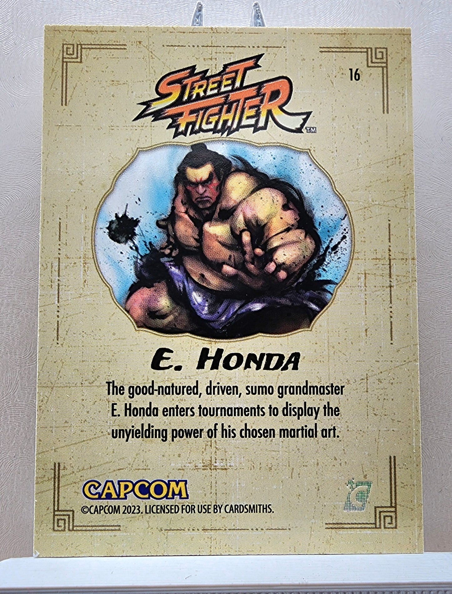 Street Fighter! 1x E Honda - Base (#16 - 2023 Cardsmiths Street Fighter Series One)