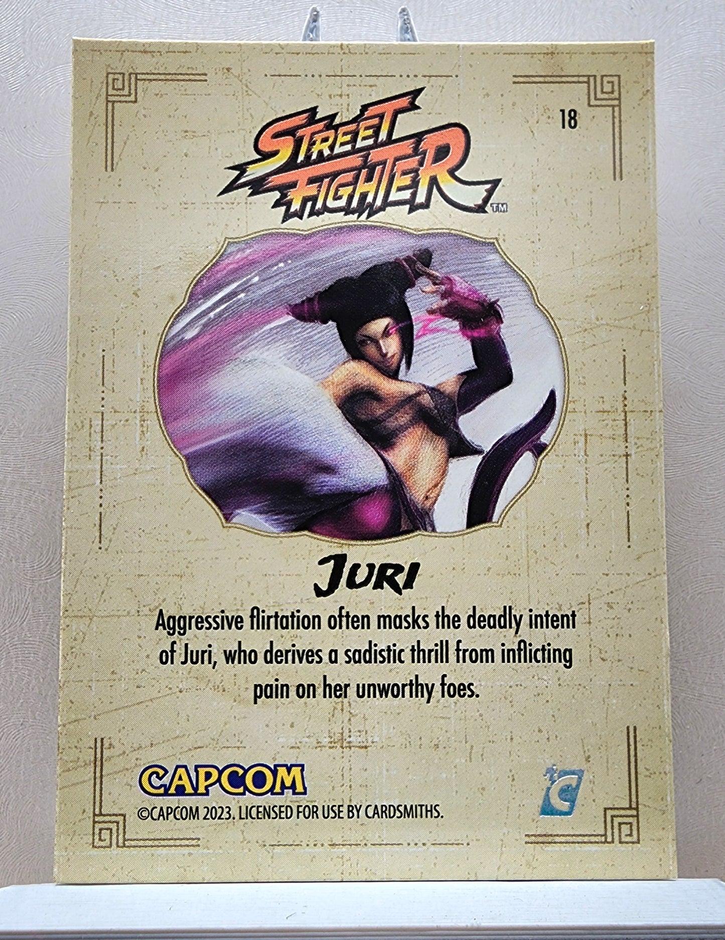 Street Fighter! 1x Juri - Base (#18 - 2023 Cardsmiths Street Fighter Series One)