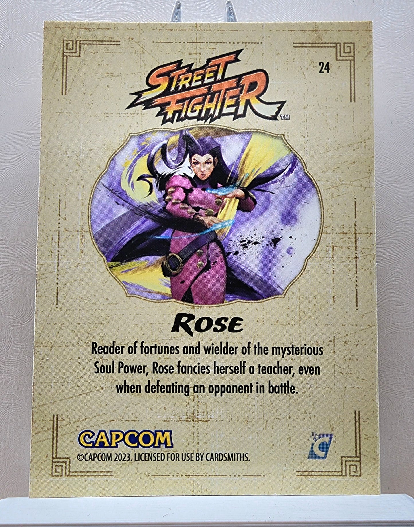 Street Fighter! 1x Rose - Base (#24 - 2023 Cardsmiths Street Fighter Series One)