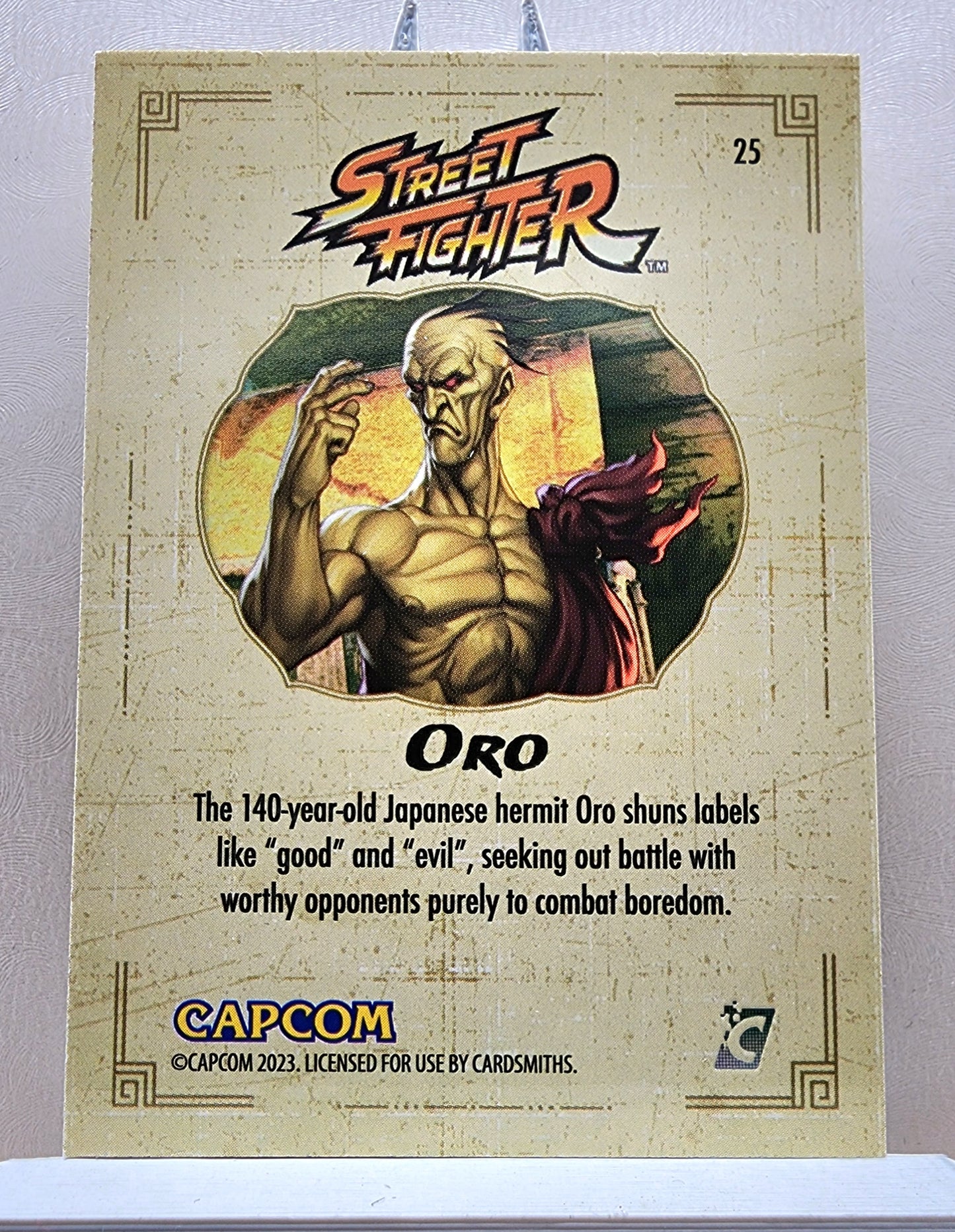 Street Fighter! 1x Oro - Base (#25 - 2023 Cardsmiths Street Fighter Series One)