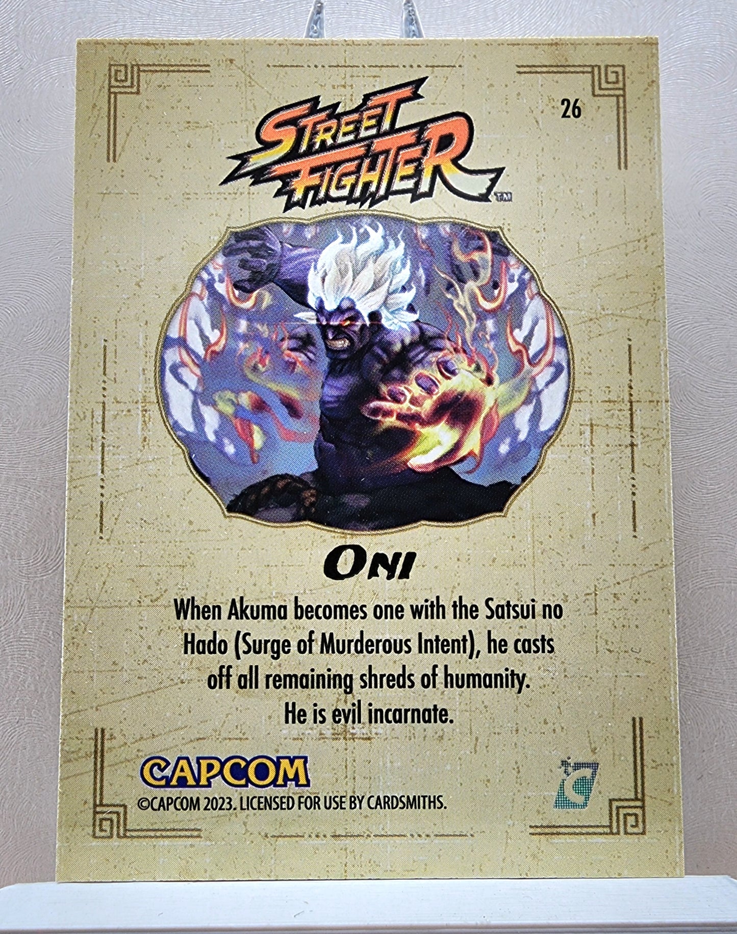 Street Fighter! 1x Oni - Base (#26 - 2023 Cardsmiths Street Fighter Series One)