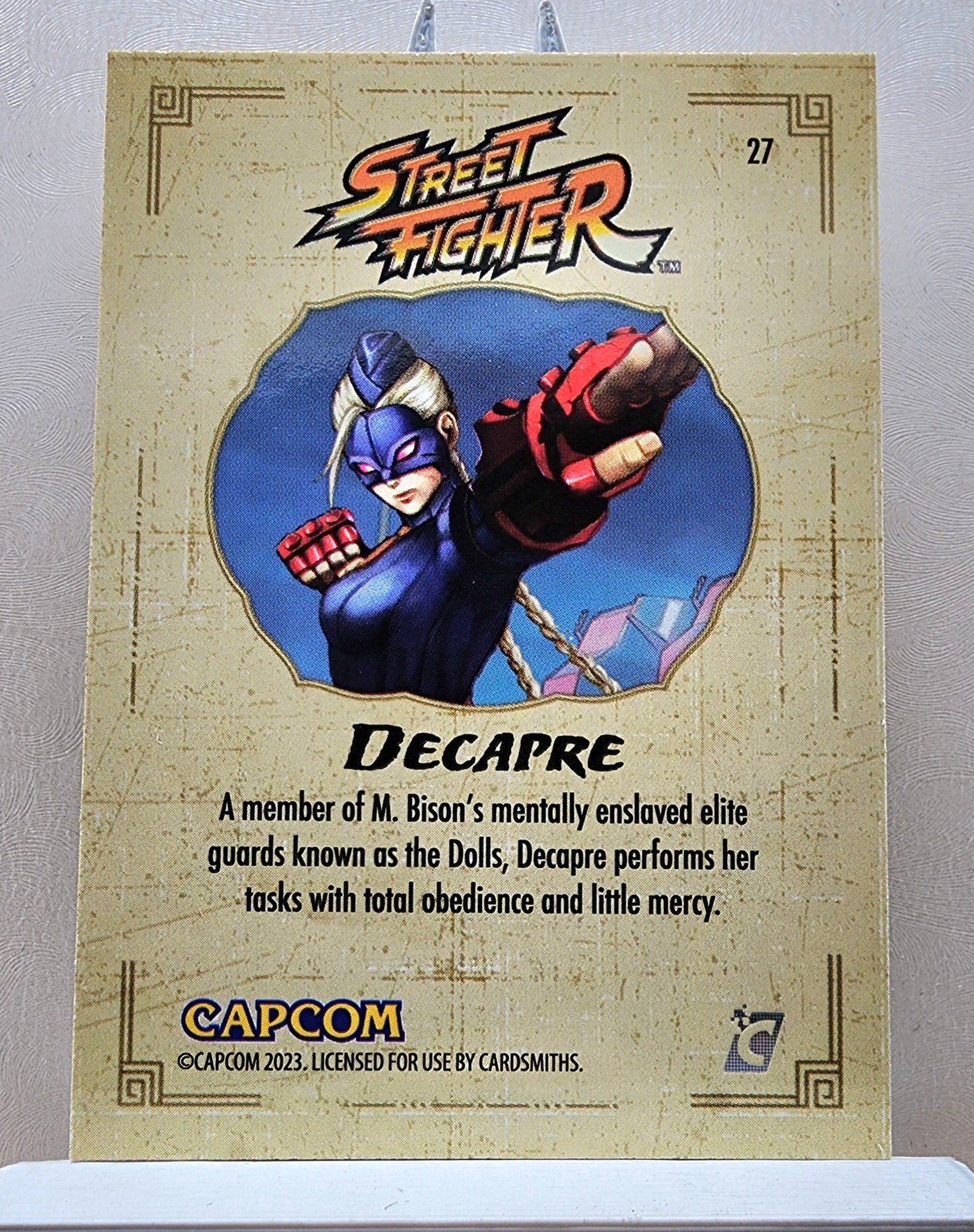 Street Fighter! 1x Decapre - Base (#27 - 2023 Cardsmiths Street Fighter Series One)