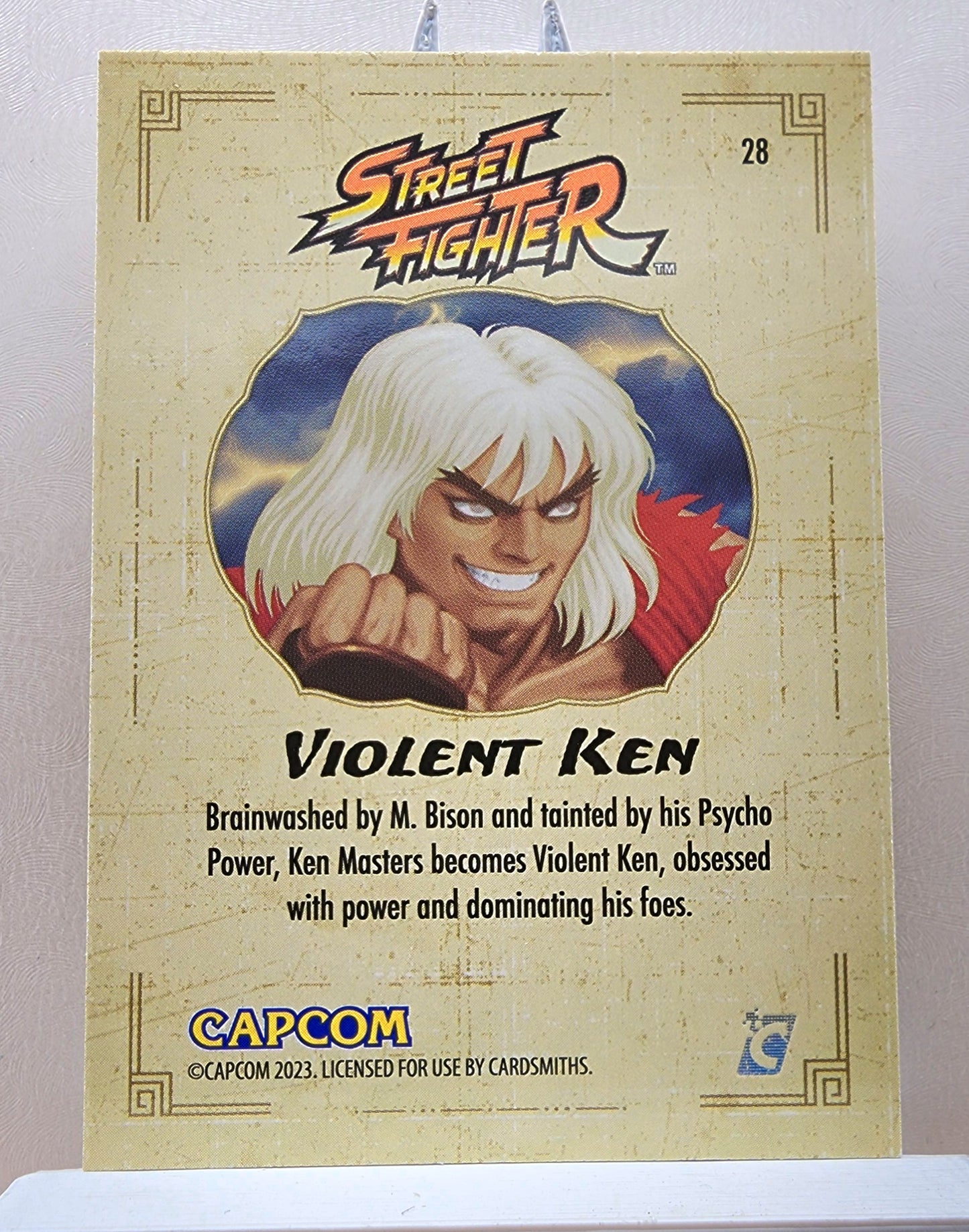 Street Fighter! 1x Violent Ken - Base (#28 - 2023 Cardsmiths Street Fighter Series One)