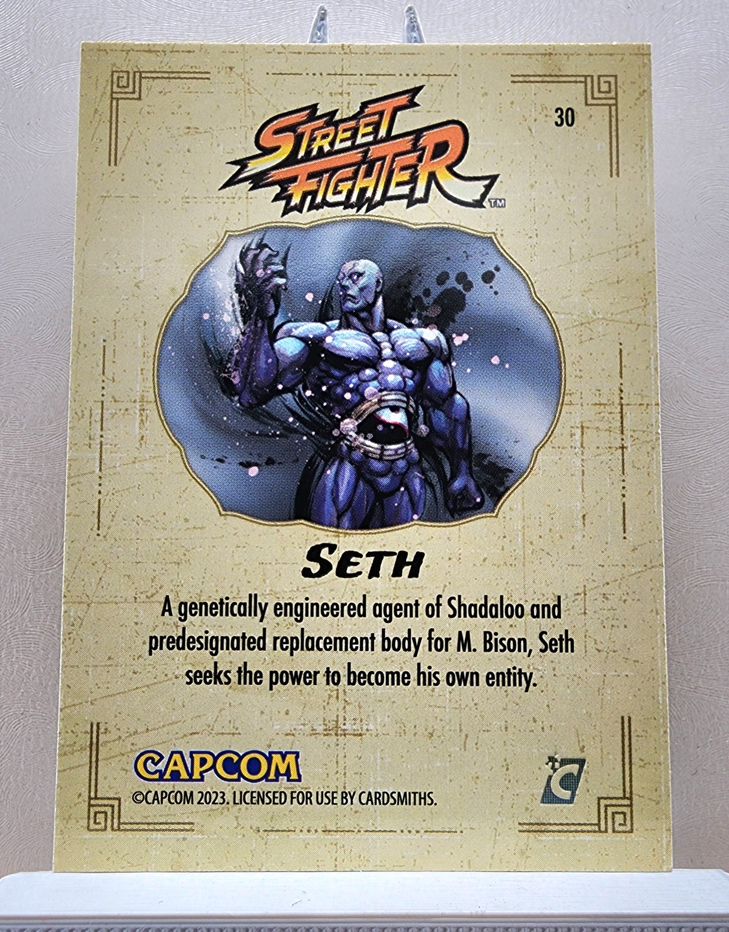 Street Fighter! 1x Seth - Base (#30 - 2023 Cardsmiths Street Fighter Series One)