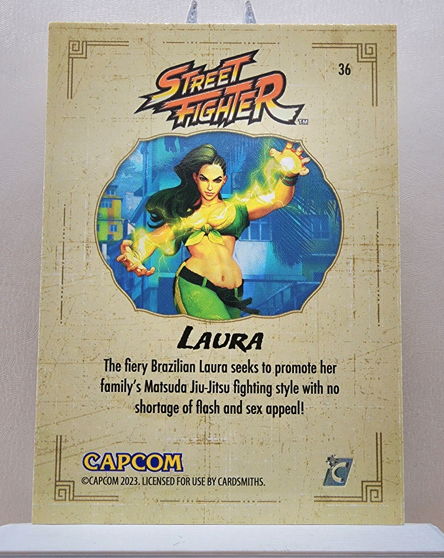 Street Fighter! 1x Laura - Base (#36 - 2023 Cardsmiths Street Fighter Series One)