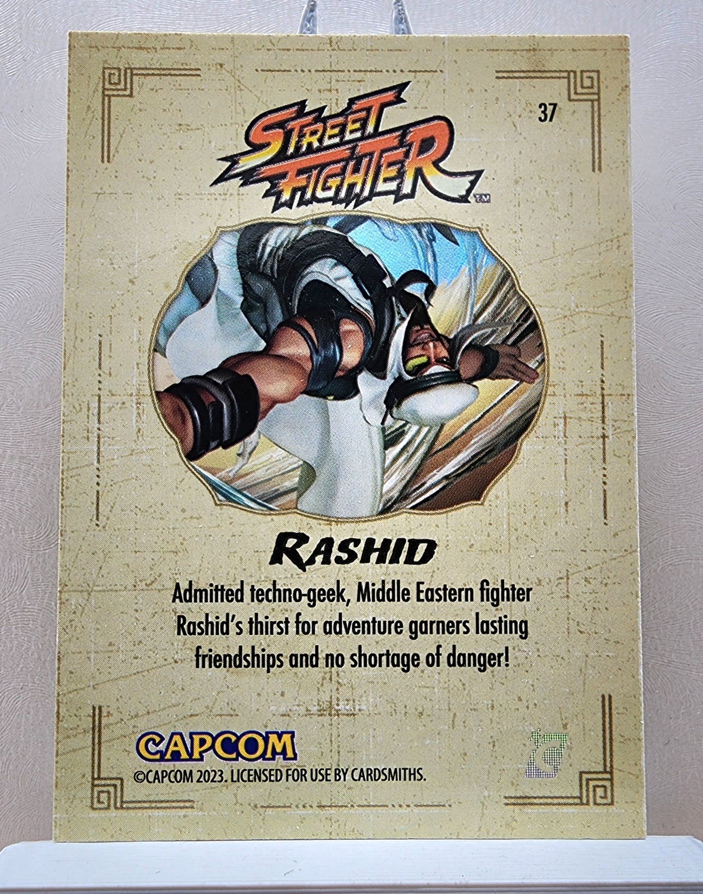 Street Fighter! 1x Rashid - Base (#37 - 2023 Cardsmiths Street Fighter Series One)