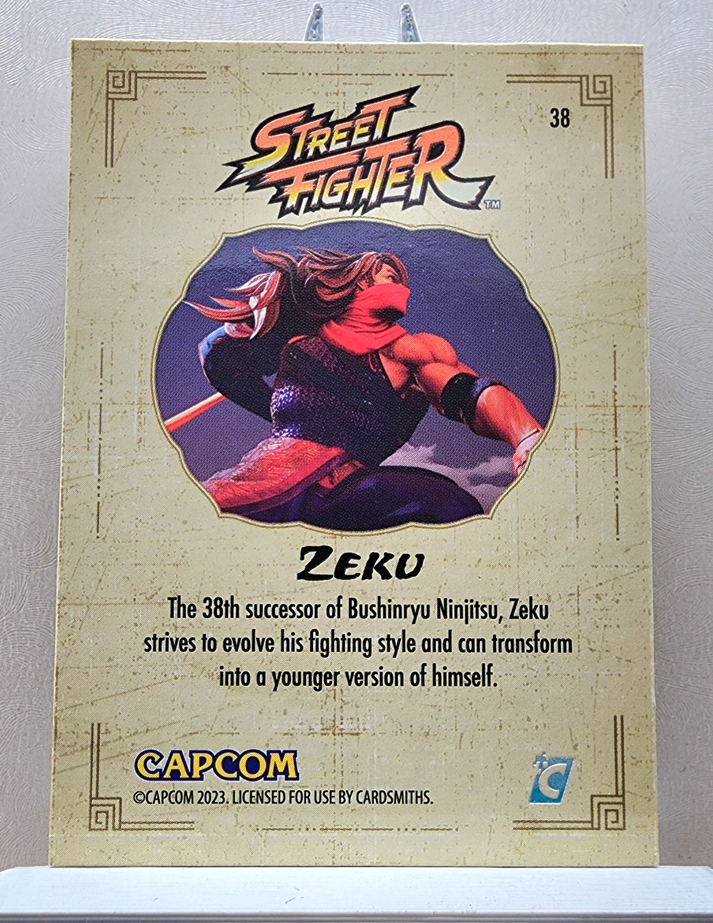 Street Fighter! 1x Zeku - Base (#38 - 2023 Cardsmiths Street Fighter Series One)