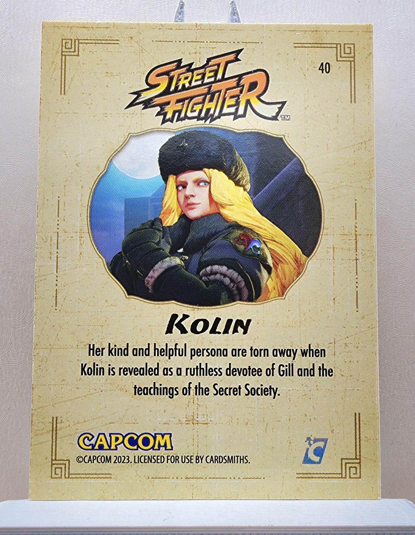 Street Fighter! 1x Kolin - Base (#40 - 2023 Cardsmiths Street Fighter Series One)