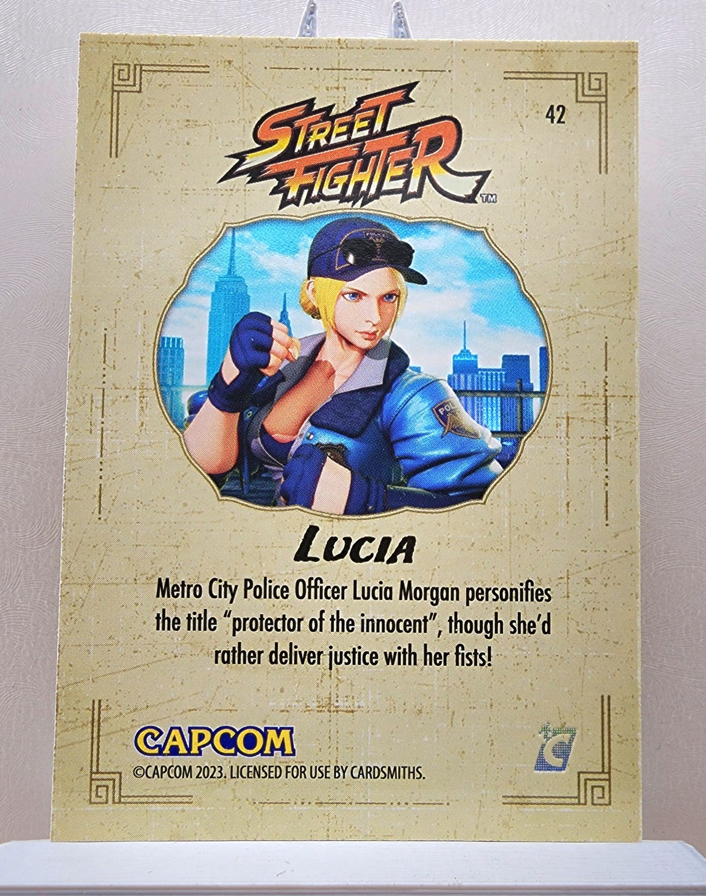 Street Fighter! 1x Lucia - Base (#42 - 2023 Cardsmiths Street Fighter Series One)