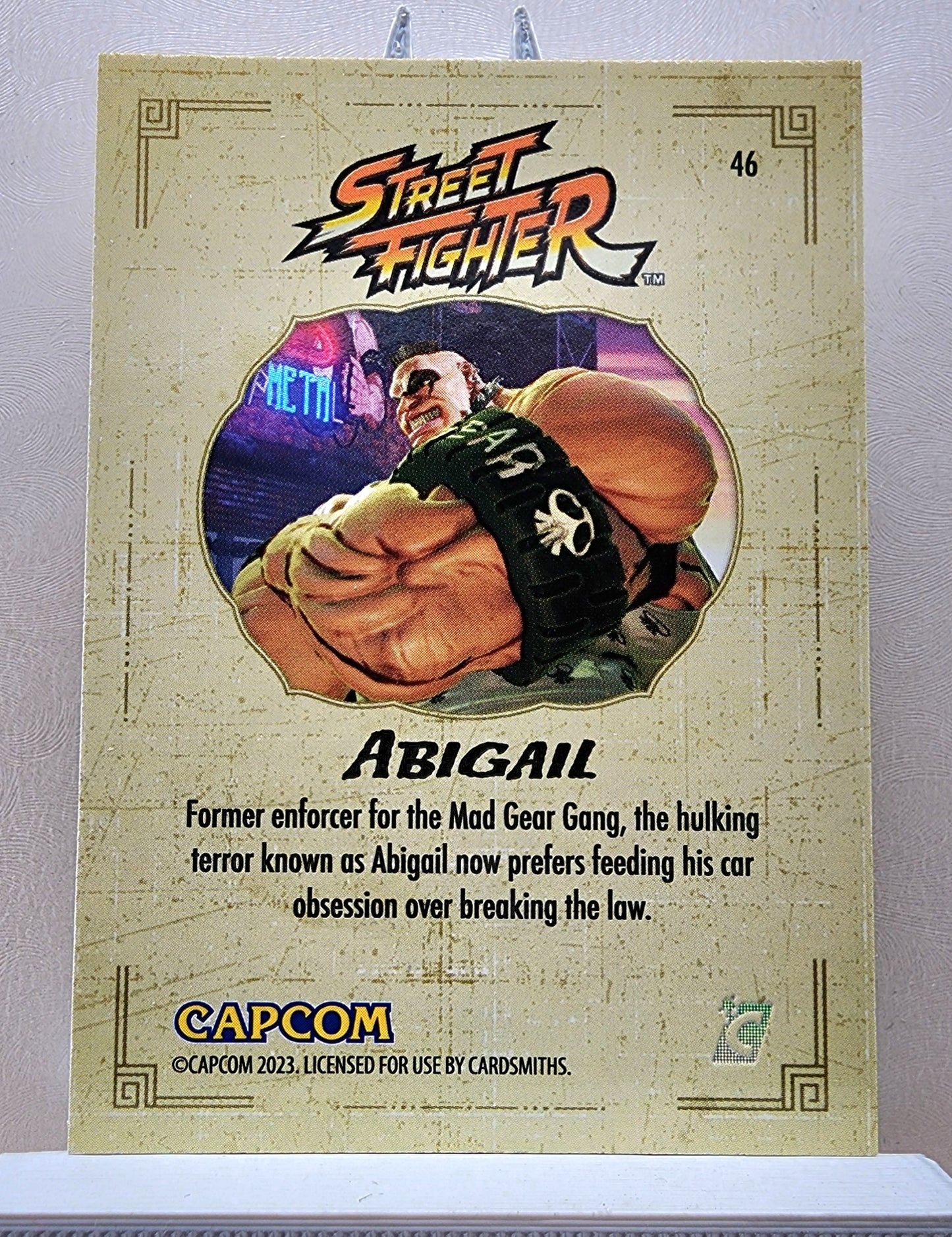 Street Fighter! 1x Abigail - Base (#46 - 2023 Cardsmiths Street Fighter Series One)