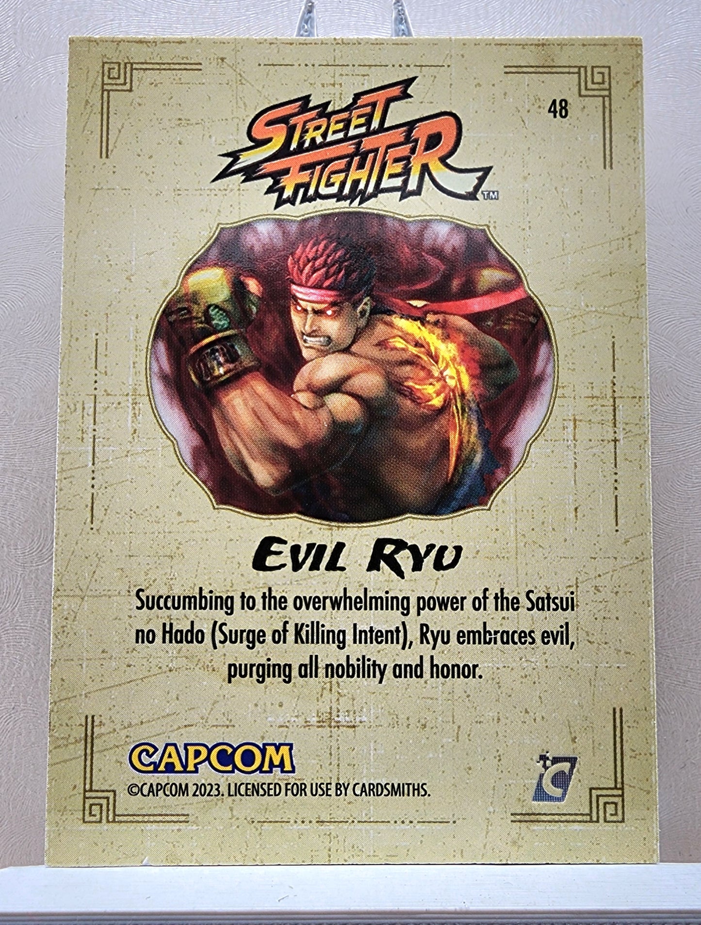 Street Fighter! 1x Evil Ryu - Base (#48 - 2023 Cardsmiths Street Fighter Series One)