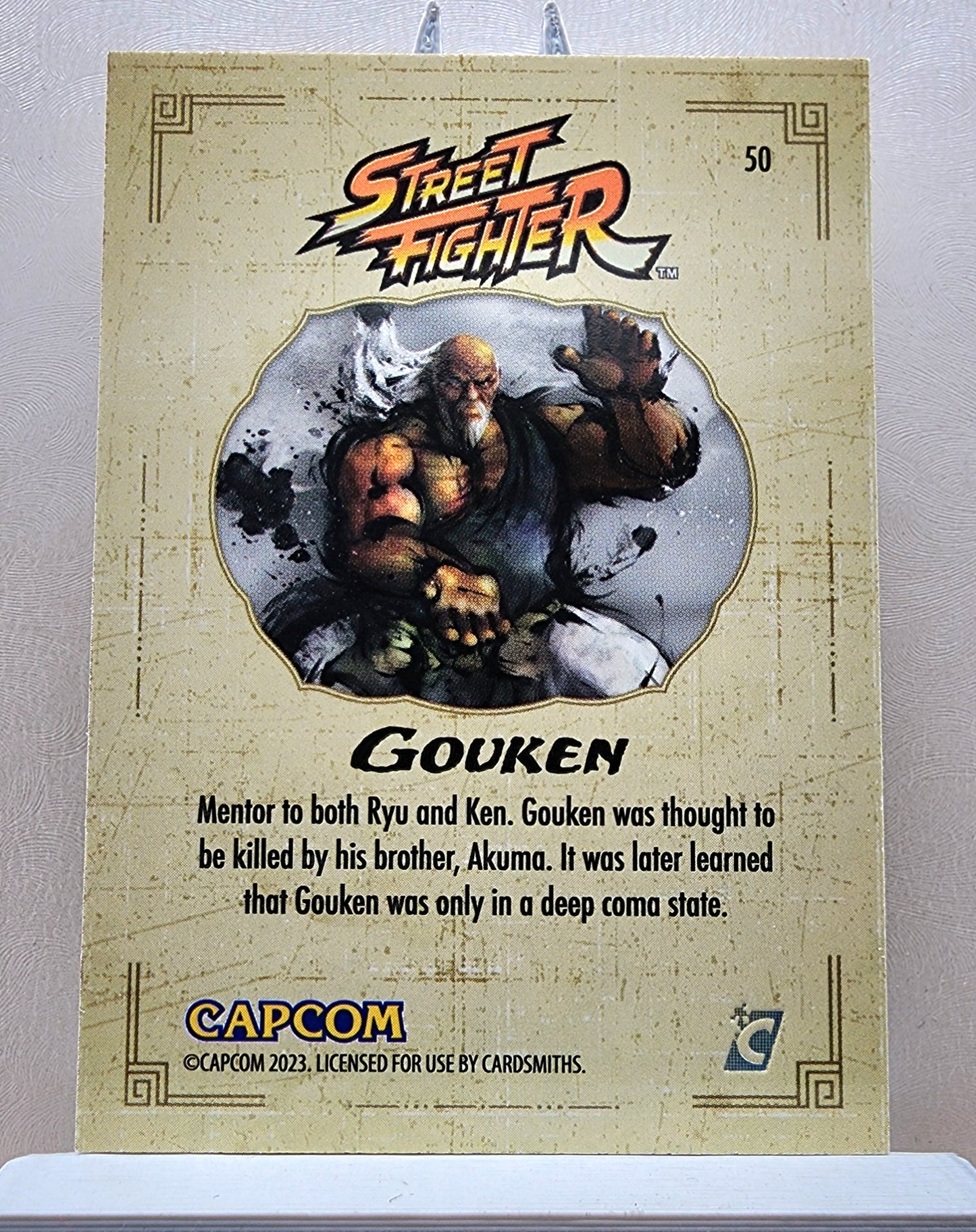 Street Fighter! 1x Gouken - Base (#50 - 2023 Cardsmiths Street Fighter Series One)