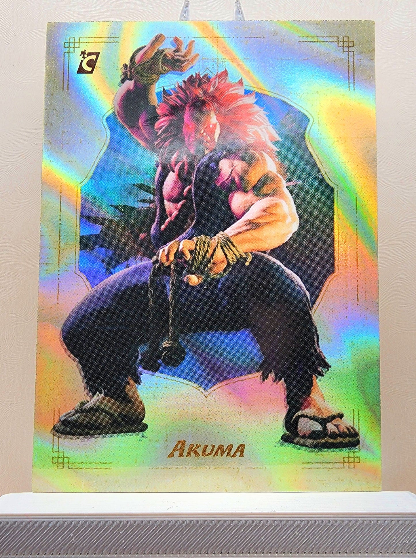 Street Fighter! 1x Akuma - Hyperwave Holofoil (#01 - 2023 Cardsmiths Street Fighter Series One)