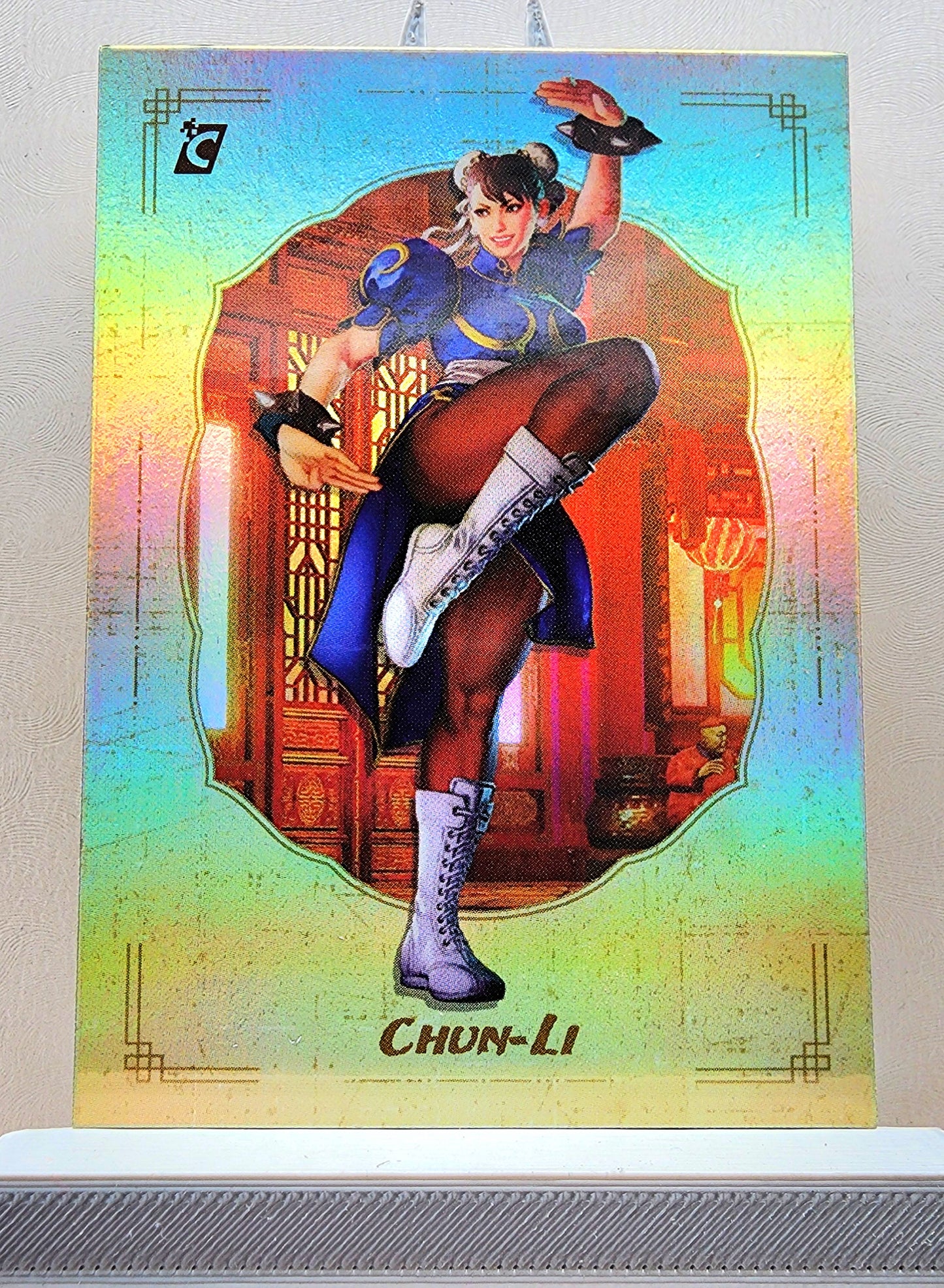 Street Fighter! 1x Chun-Li - Rainbow Holofoil (#03 - 2023 Cardsmiths Street Fighter Series One)