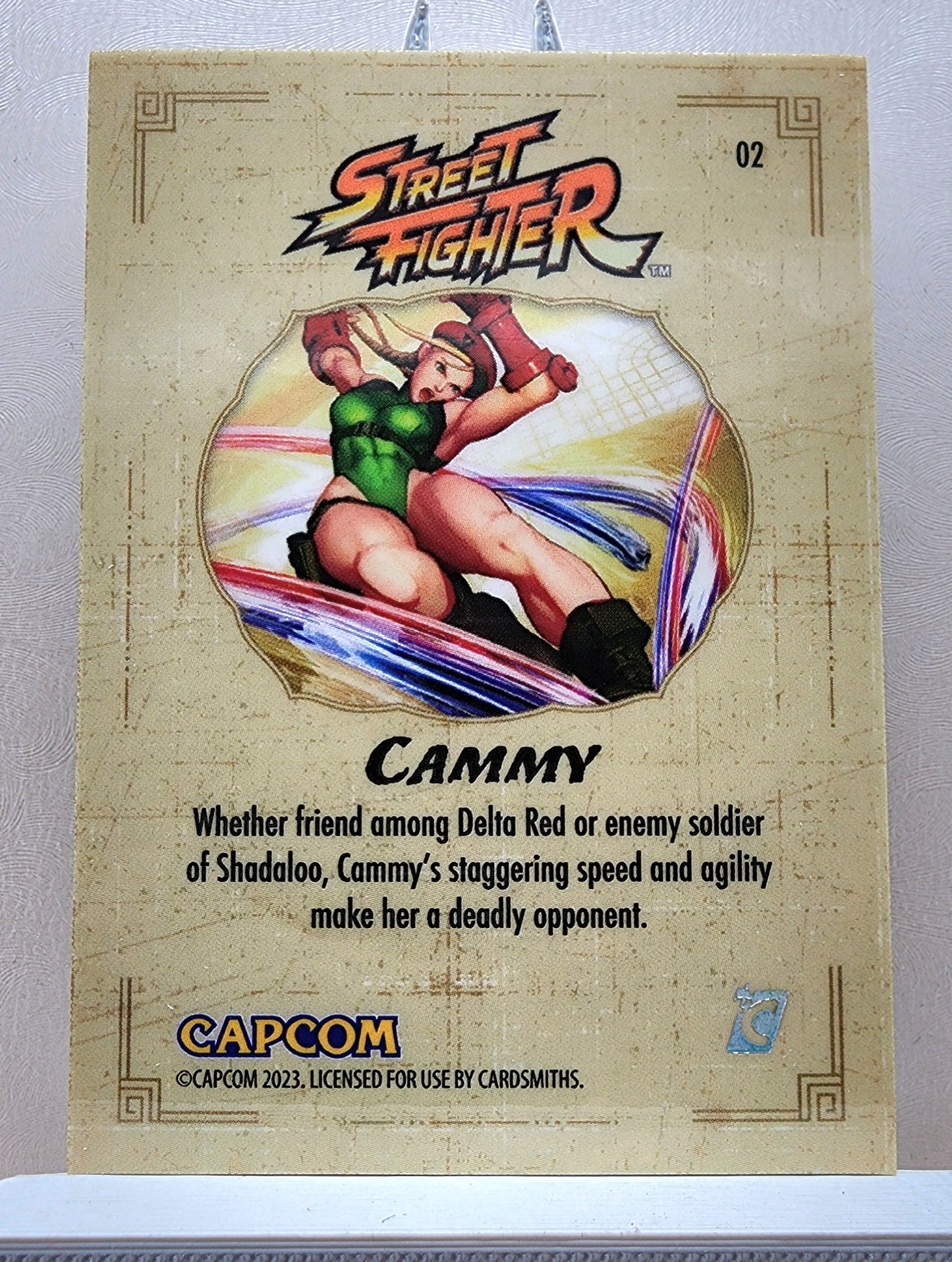 Street Fighter! 1x Cammy - Rainbow Holofoil (#02 - 2023 Cardsmiths Street Fighter Series One)