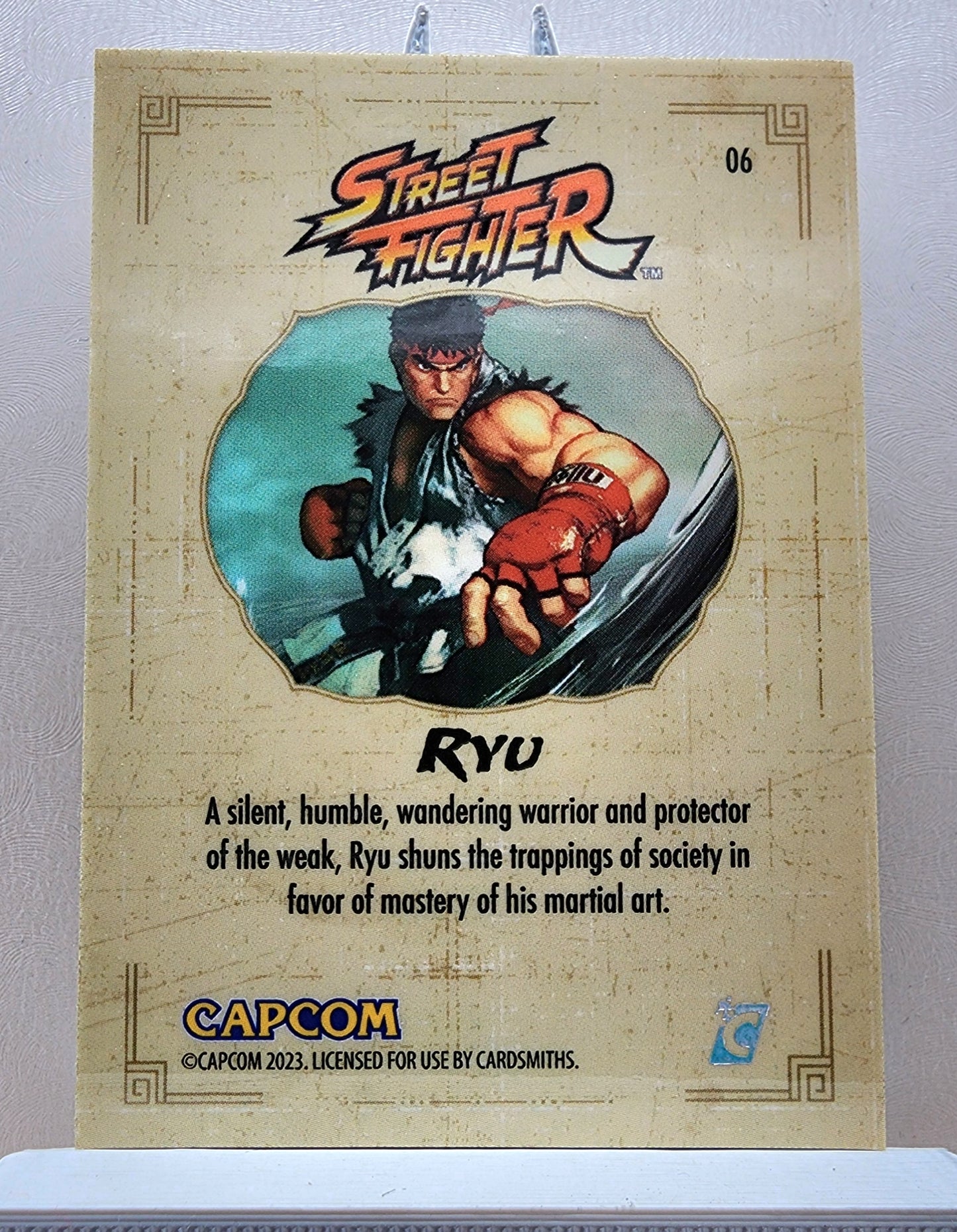 Street Fighter! 1x Ryu - Rainbow Holofoil (#06 - 2023 Cardsmiths Street Fighter Series One)