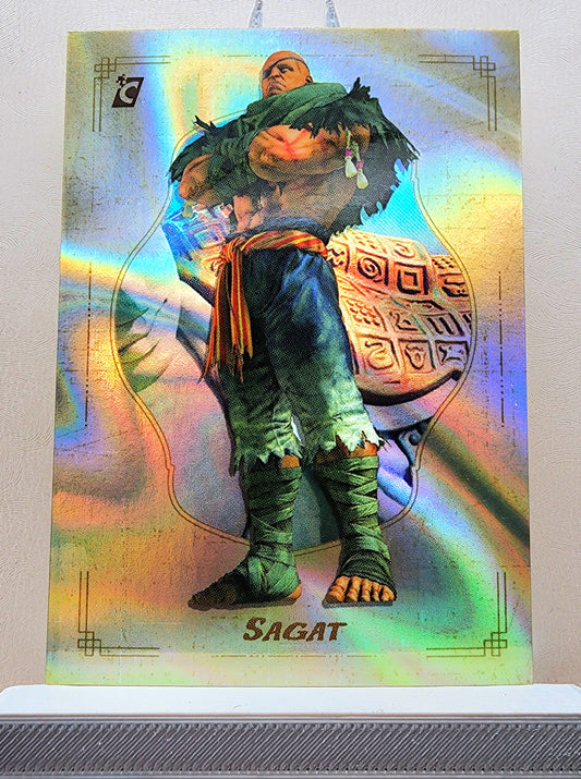 Street Fighter! 1x Sagat - Hyperwave Holofoil (#07 - 2023 Cardsmiths Street Fighter Series One)