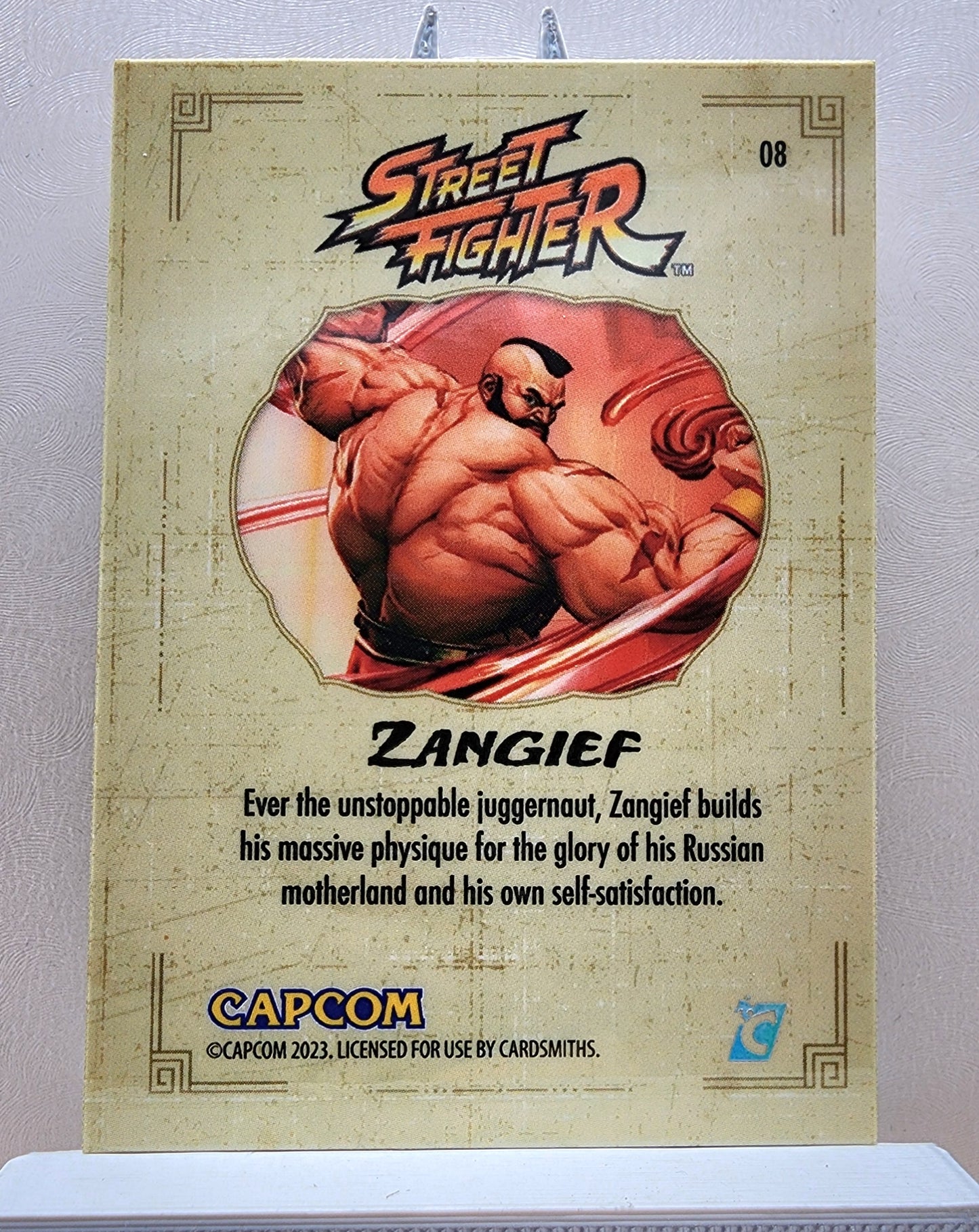 Street Fighter! 1x Zangief - Hyperwave Holofoil (#08 - 2023 Cardsmiths Street Fighter Series One)