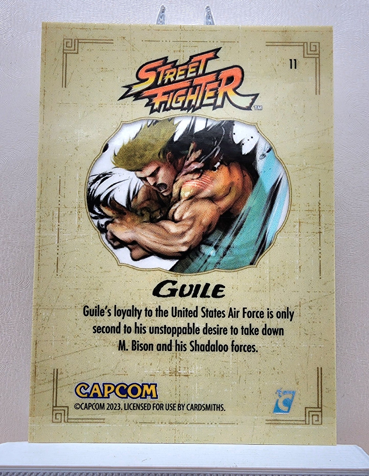 Street Fighter! 1x Guile - Hyperwave Holofoil (#11 - 2023 Cardsmiths Street Fighter Series One)